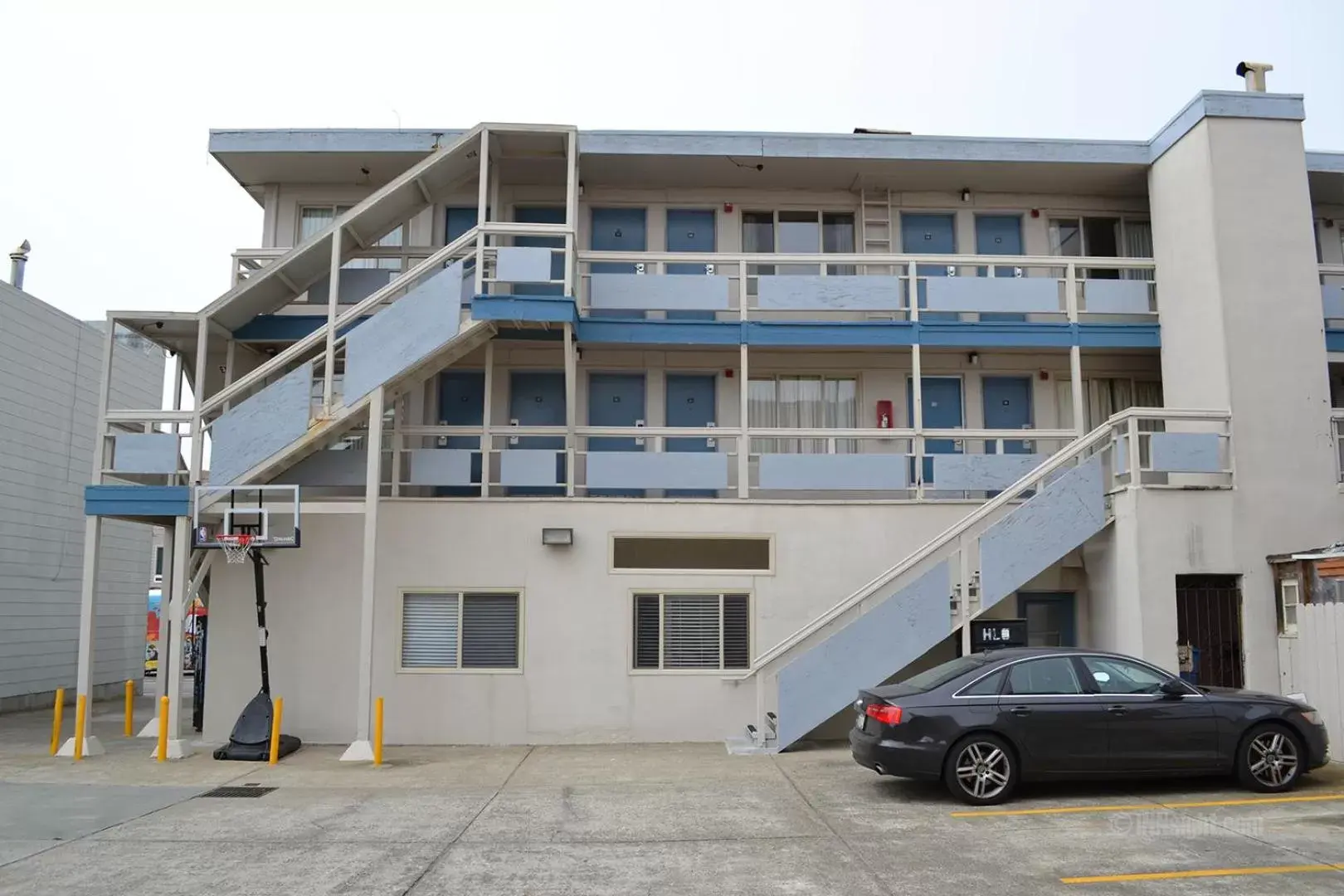 Property Building in Beach Motel