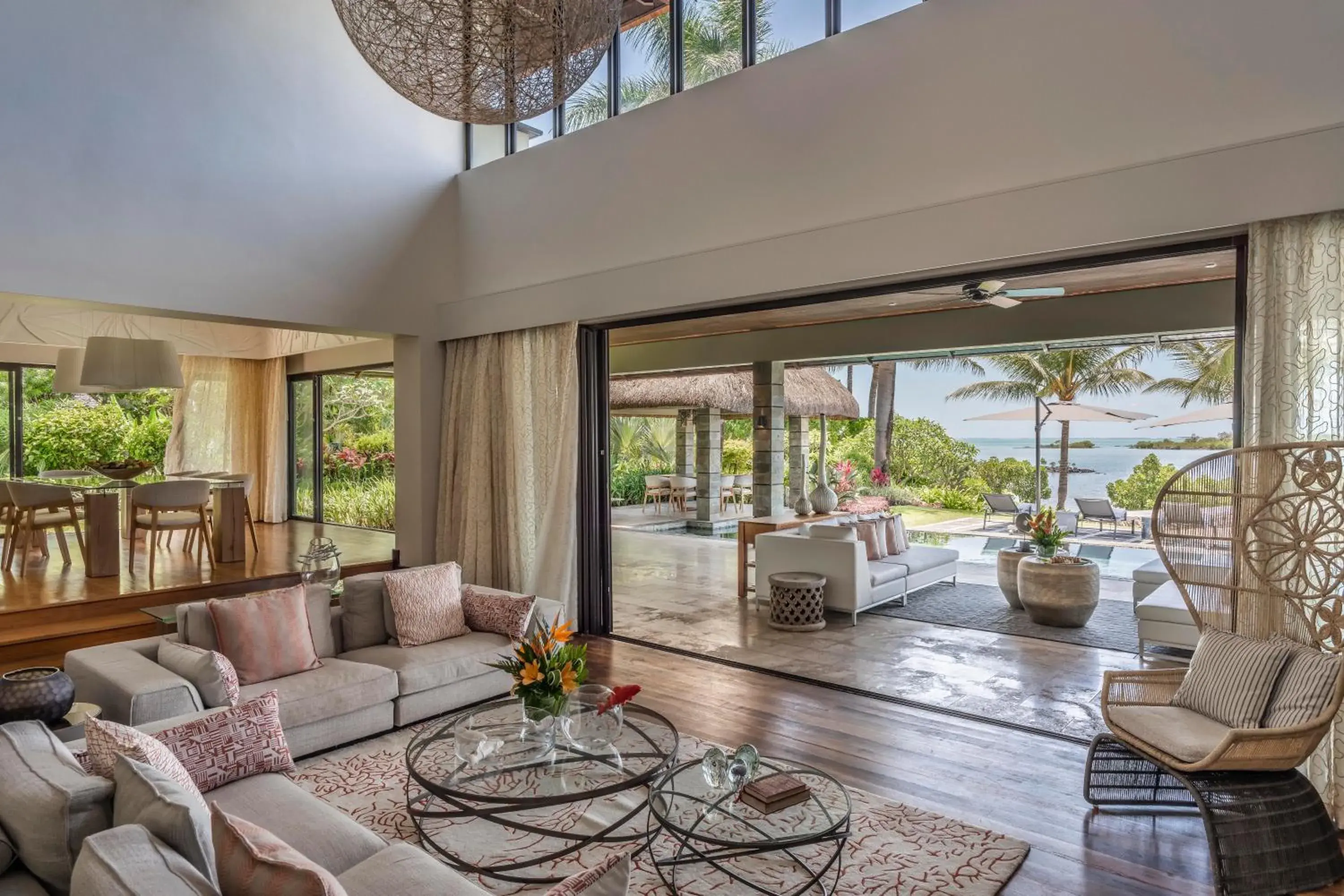 Balcony/Terrace in Four Seasons Resort Mauritius at Anahita
