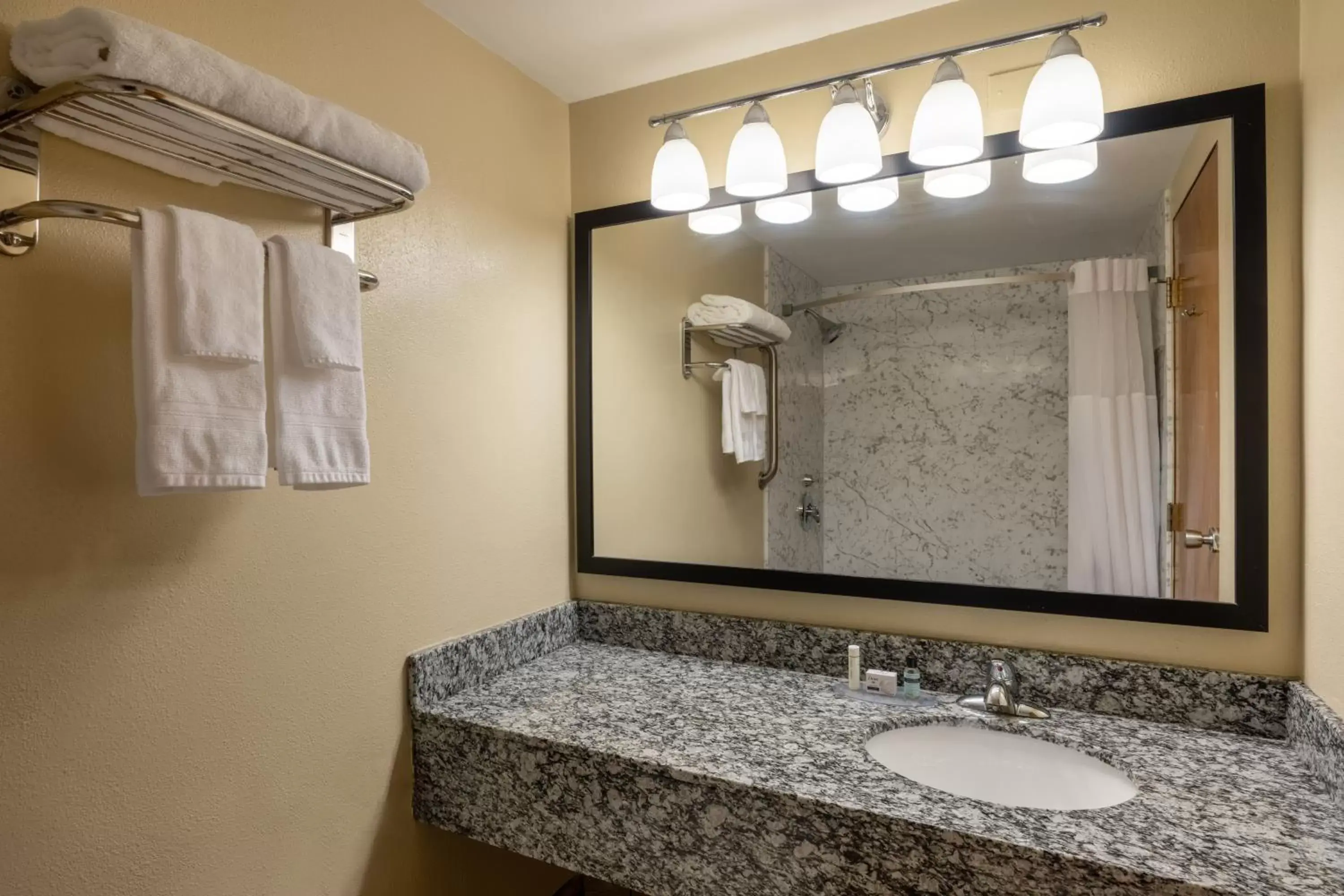 Shower, Bathroom in AmericInn by Wyndham Cedar Rapids North