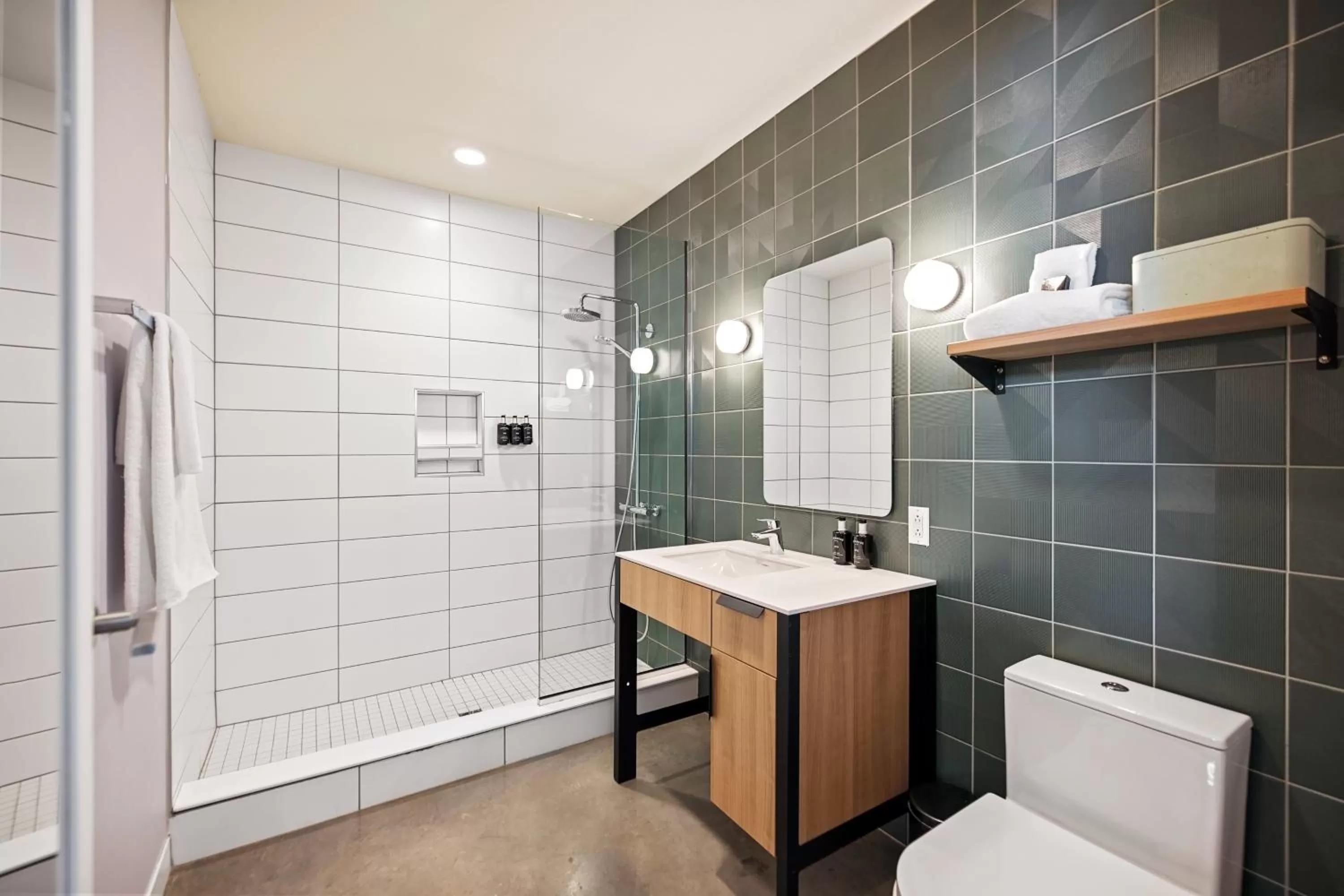 Bathroom in Placemakr Wedgewood-Houston - South Nashville
