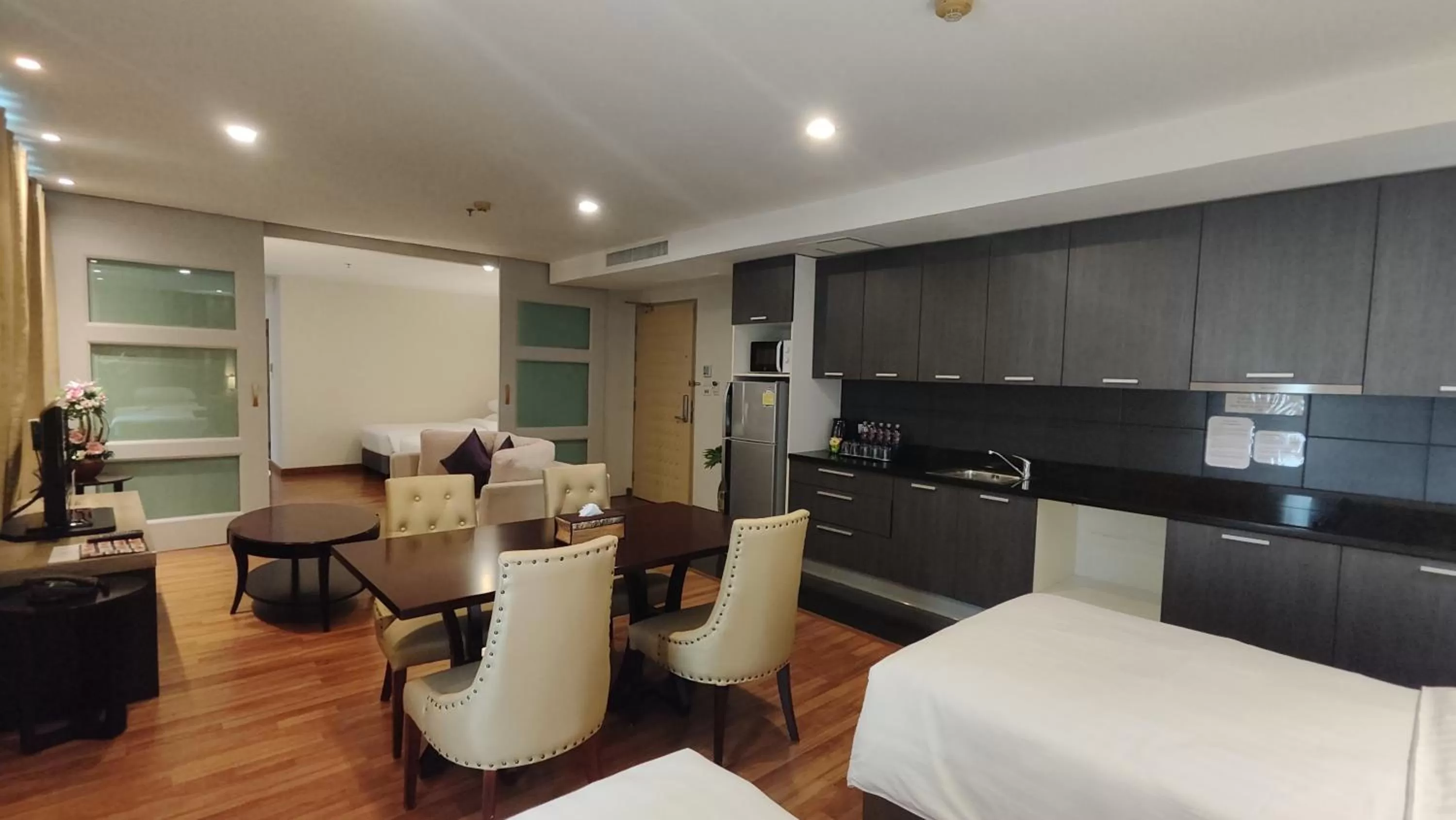 Living room, Bed in The Bless Hotel and Residence