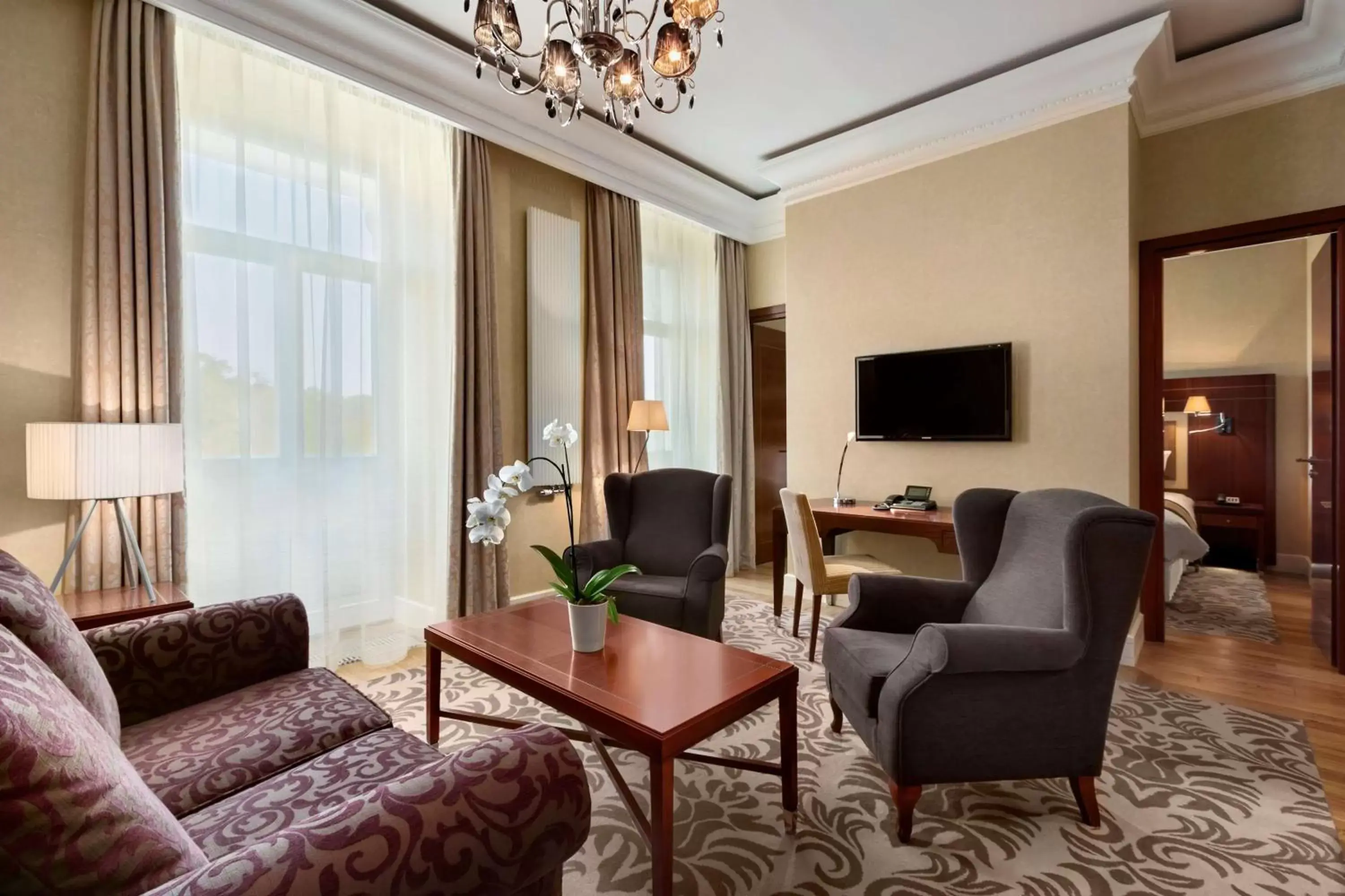 Executive Suite with Balcony in Grand Hotel Kempinski Vilnius