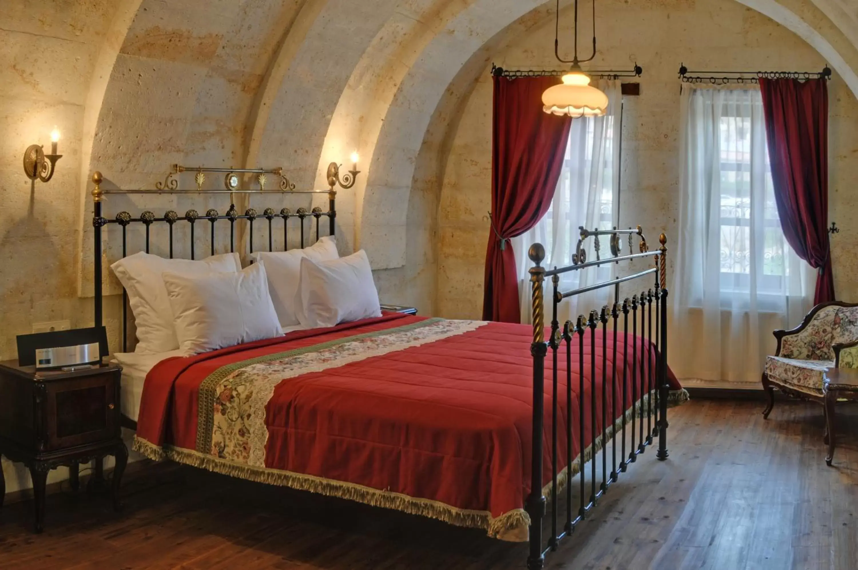 Decorative detail, Bed in Dere Suites Cappadocia