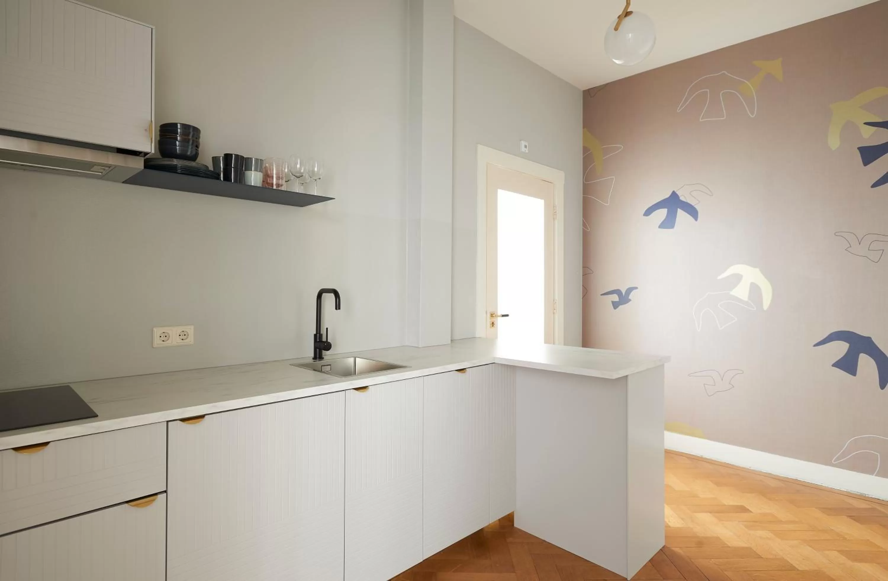 Kitchen or kitchenette in Hotel Pistache Den Haag