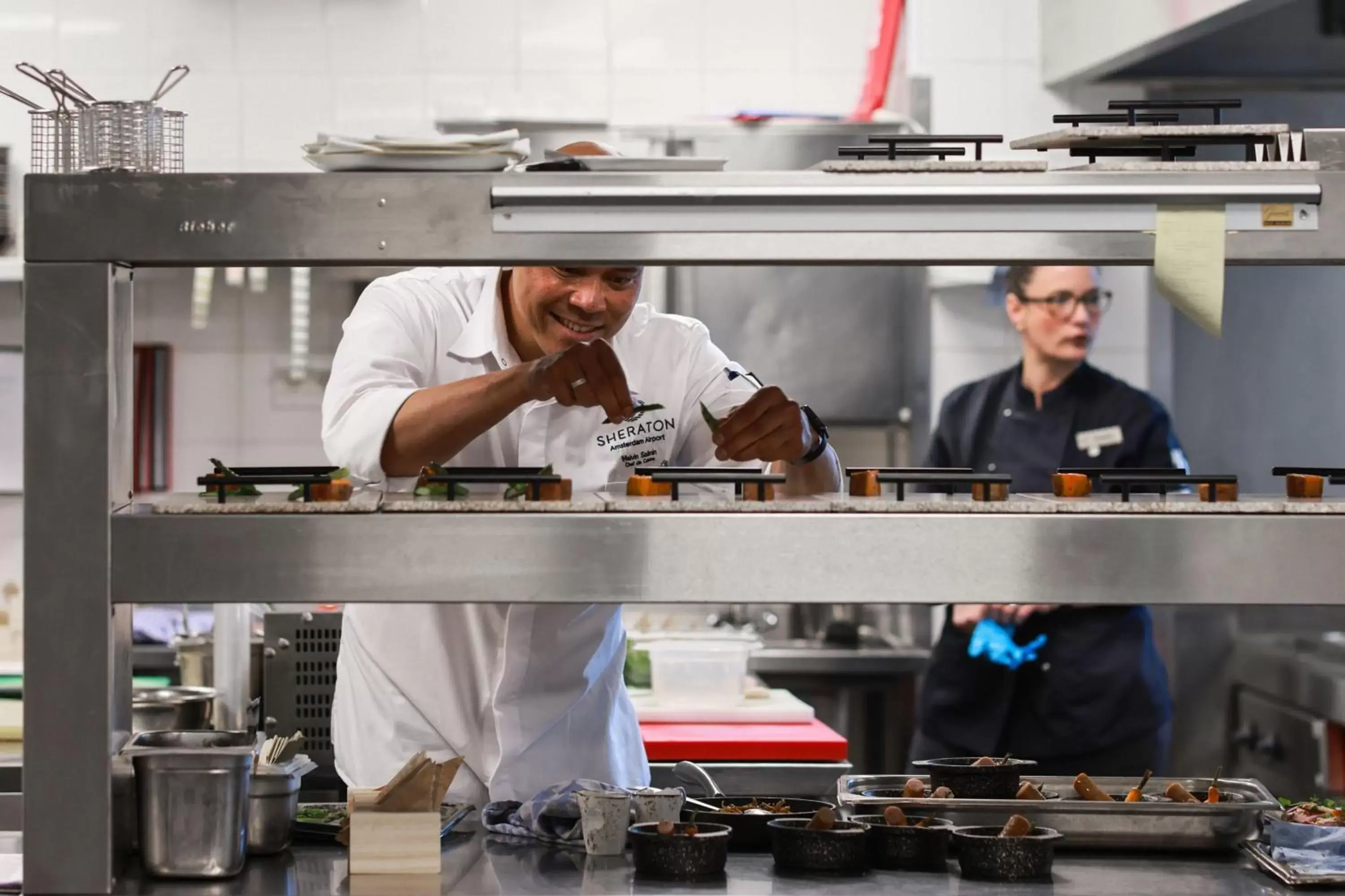 Restaurant/places to eat, Kitchen/Kitchenette in Sheraton Amsterdam Airport Hotel and Conference Center