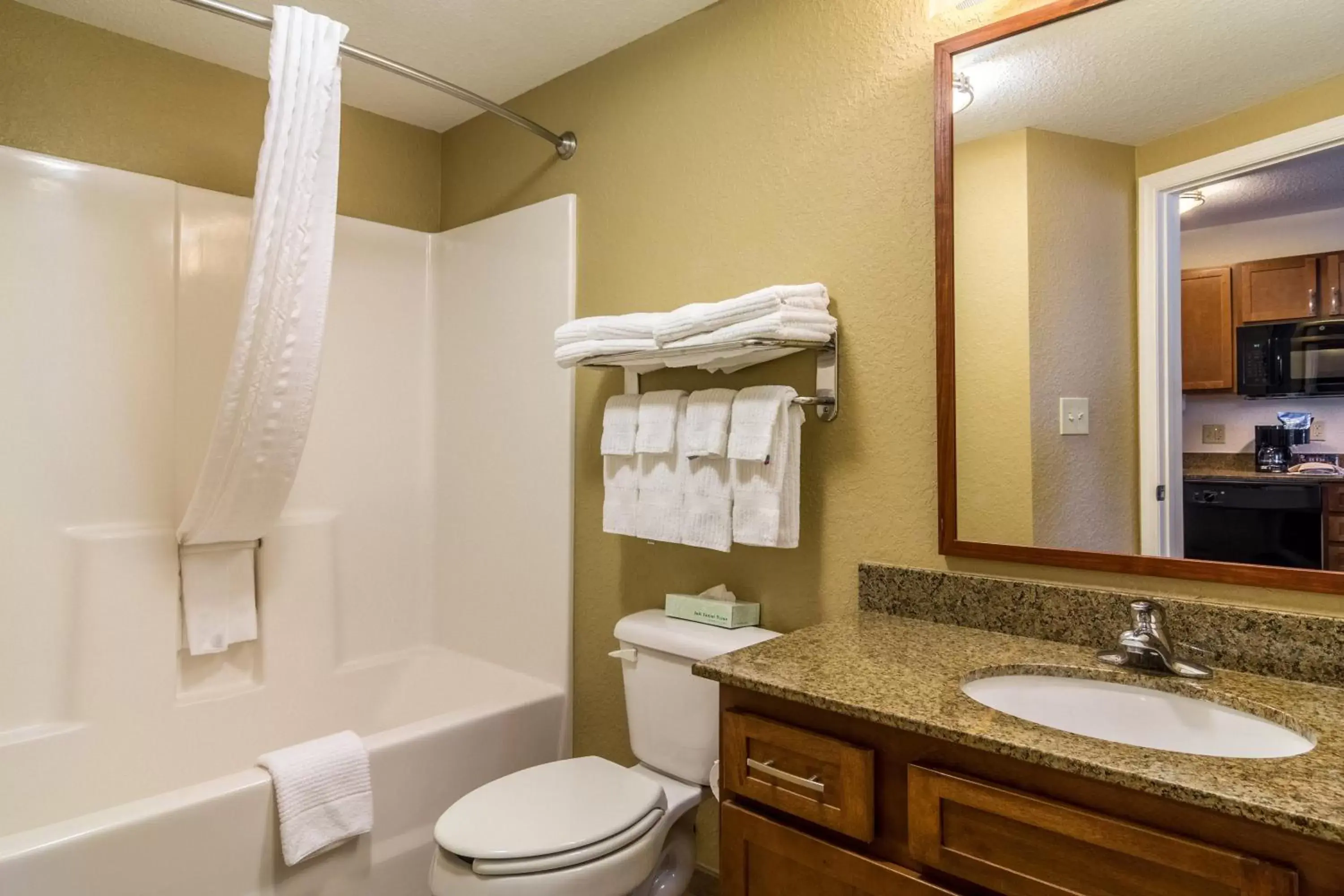 Bathroom in Candlewood Suites Jacksonville East Merril Road, an IHG Hotel