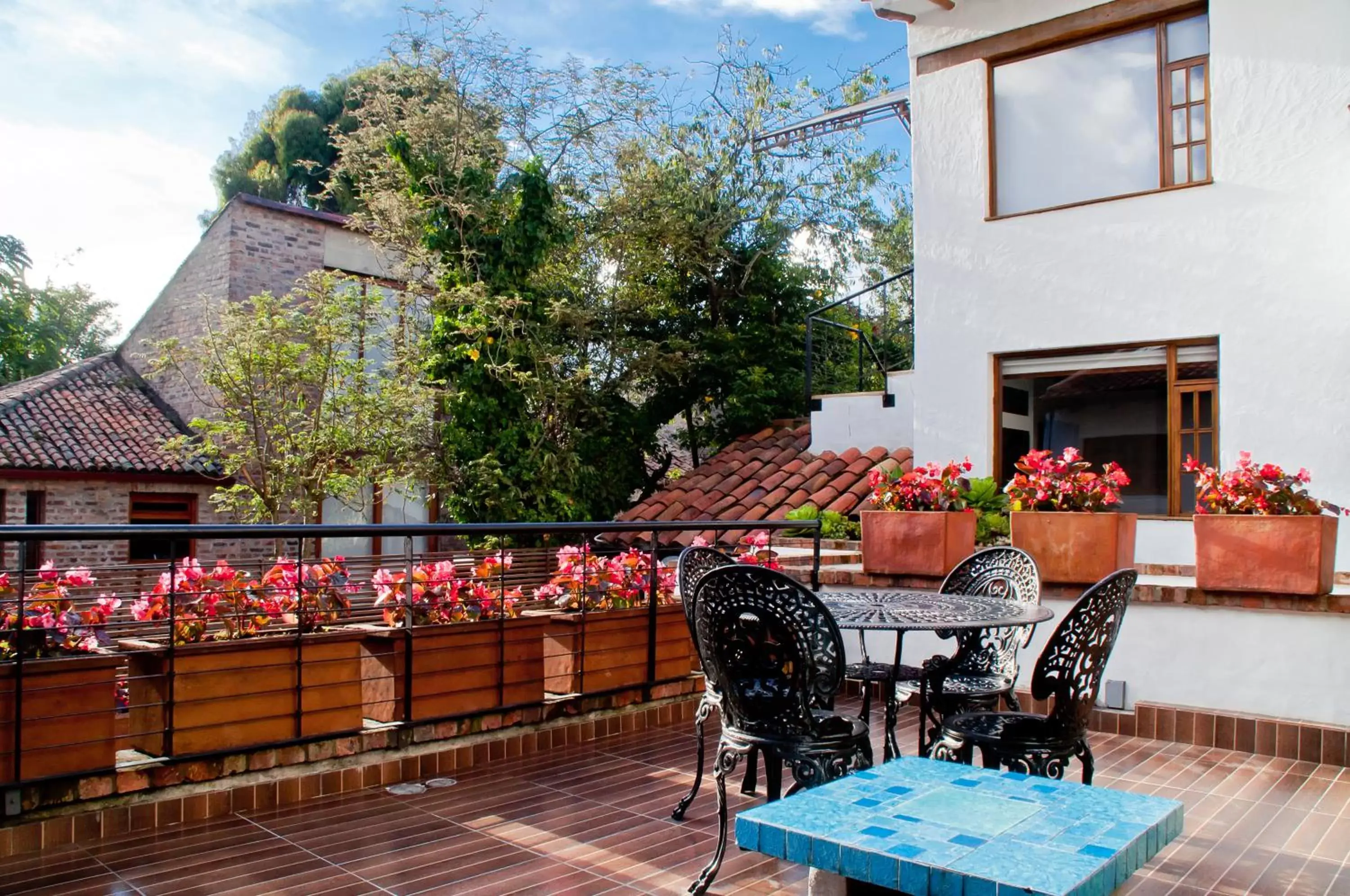 Balcony/Terrace in Hotel Casona Usaquen