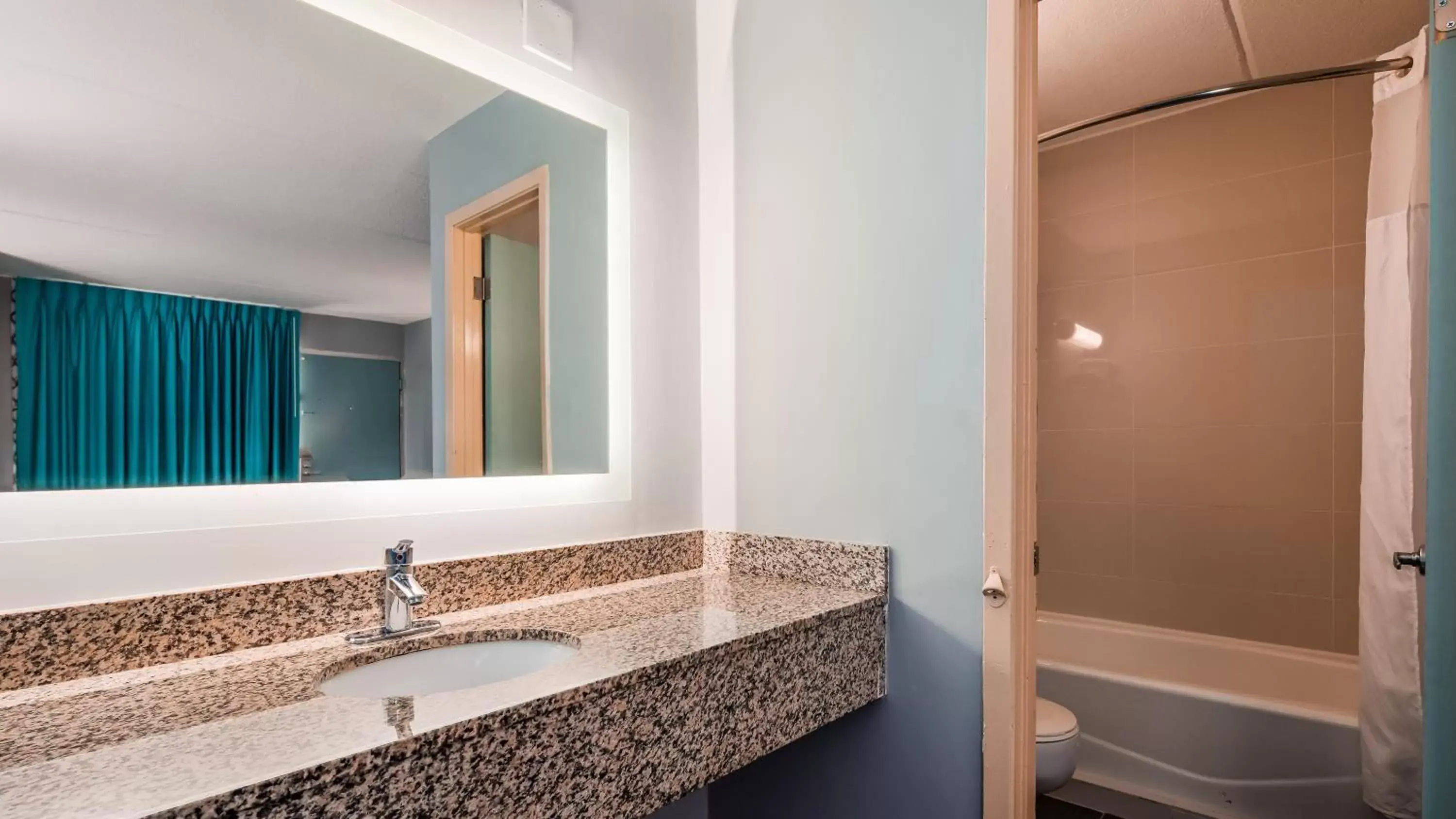 Bathroom in SureStay Hotel by Best Western Jacksonville South