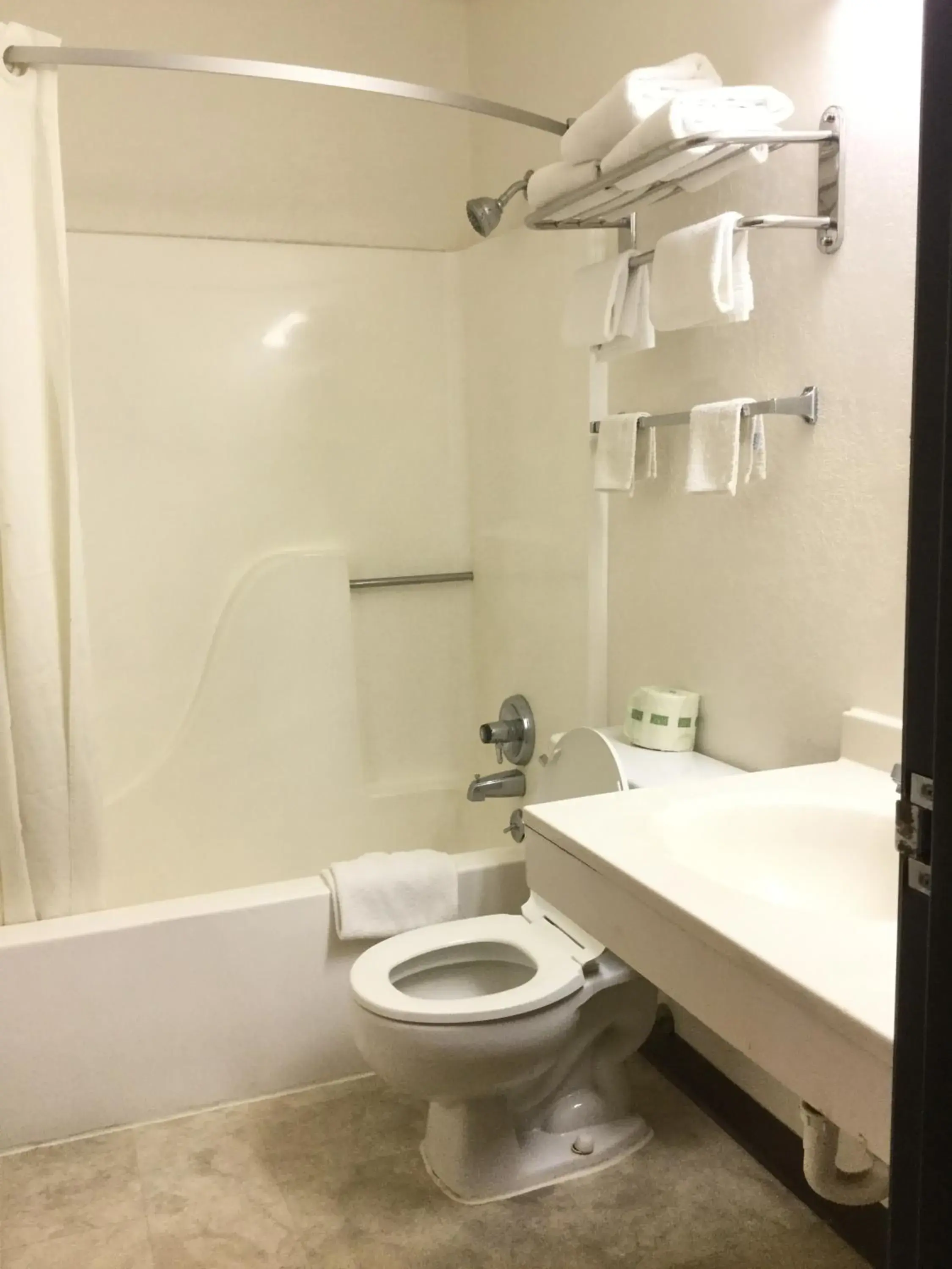 Bathroom in Super 8 by Wyndham Wayne