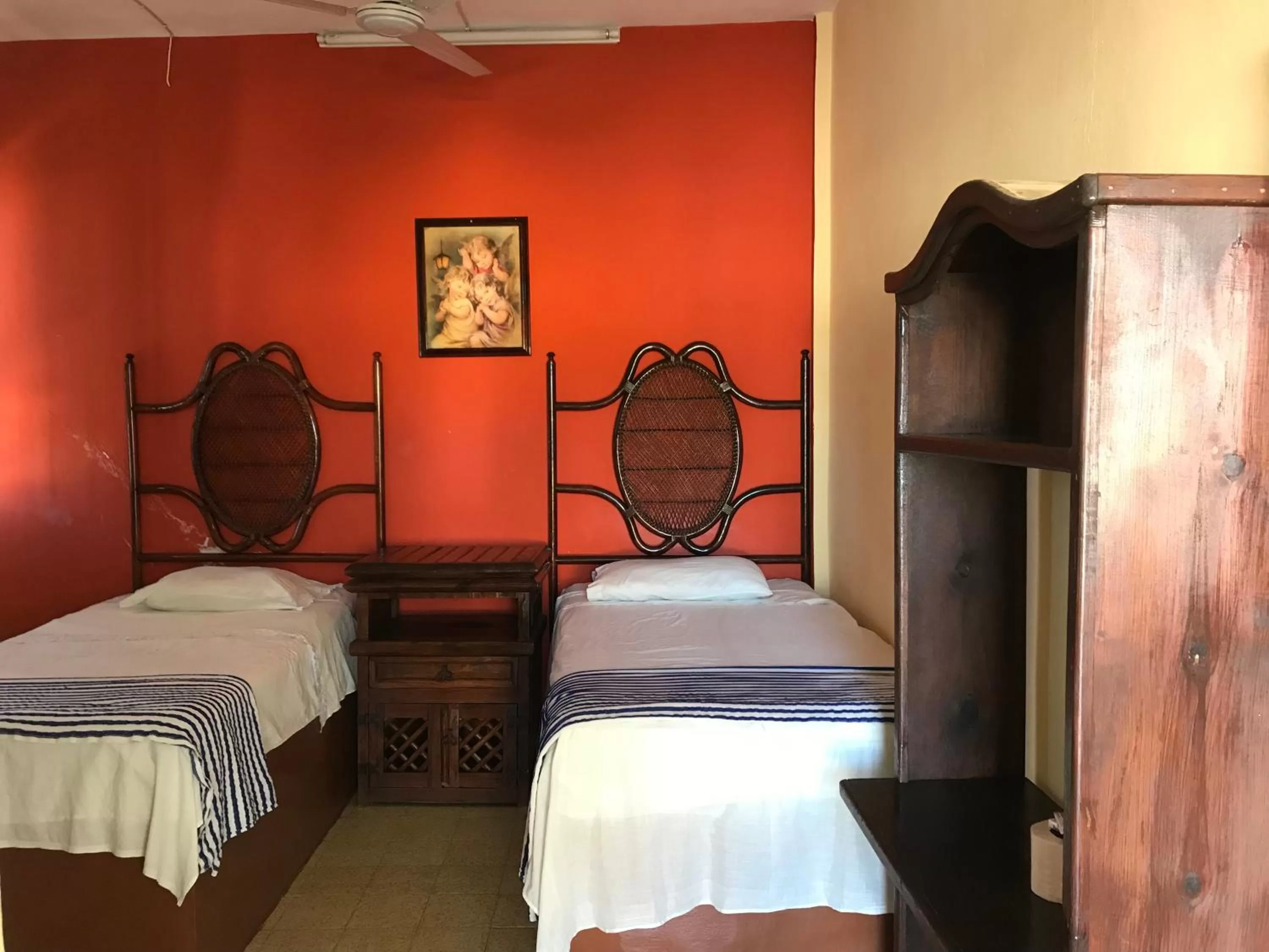 Decorative detail, Bed in Hotel Estrella del Mar