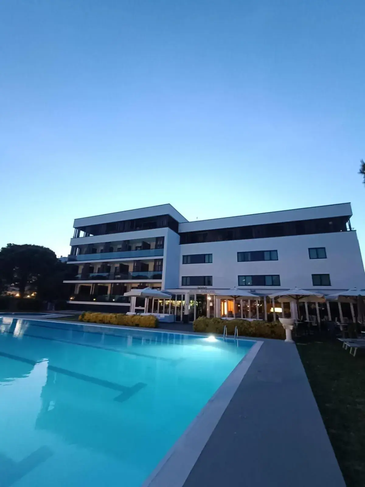 Property building, Swimming Pool in Hotel Falcone