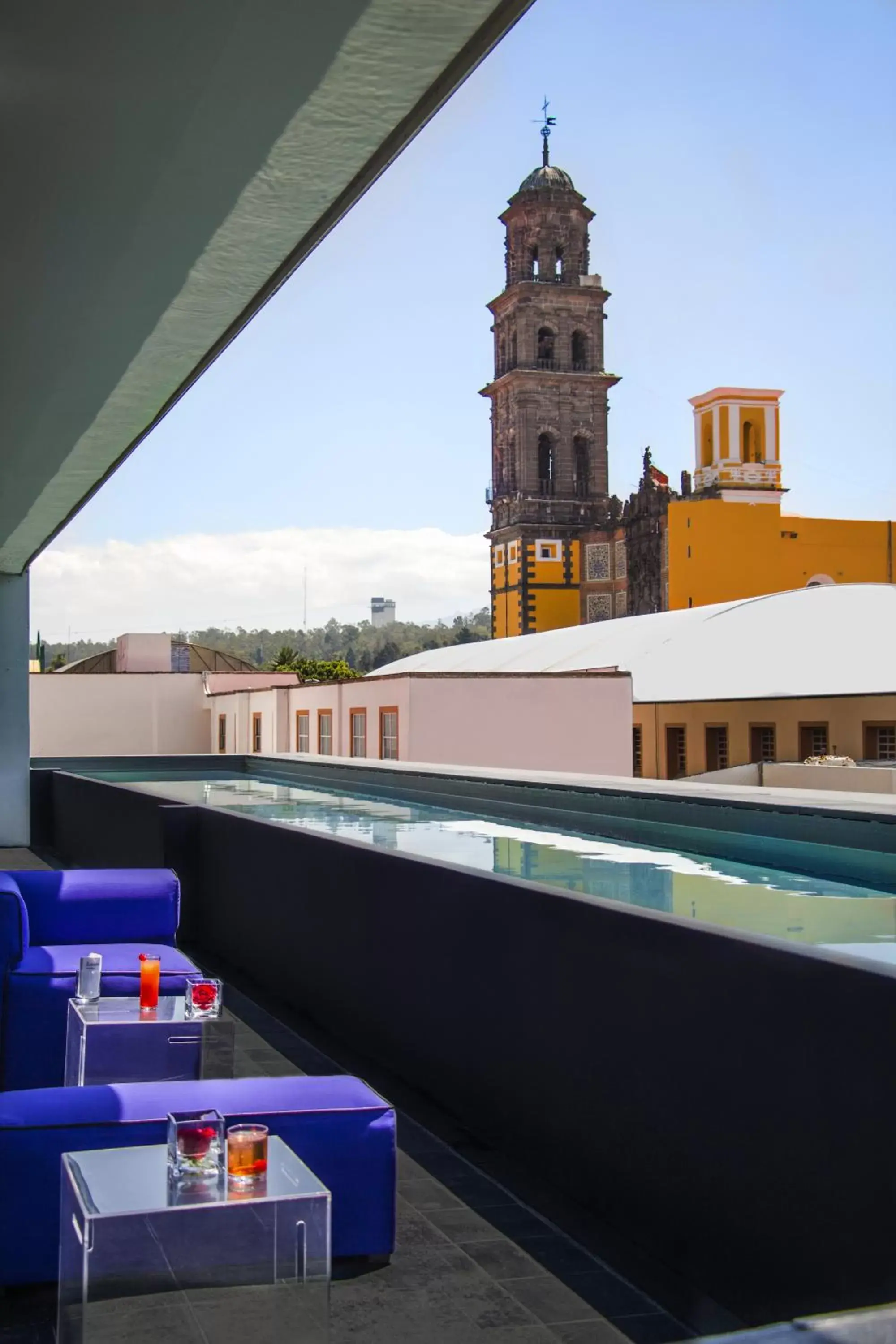 Swimming pool in La Purificadora, Puebla, a Member of Design Hotels