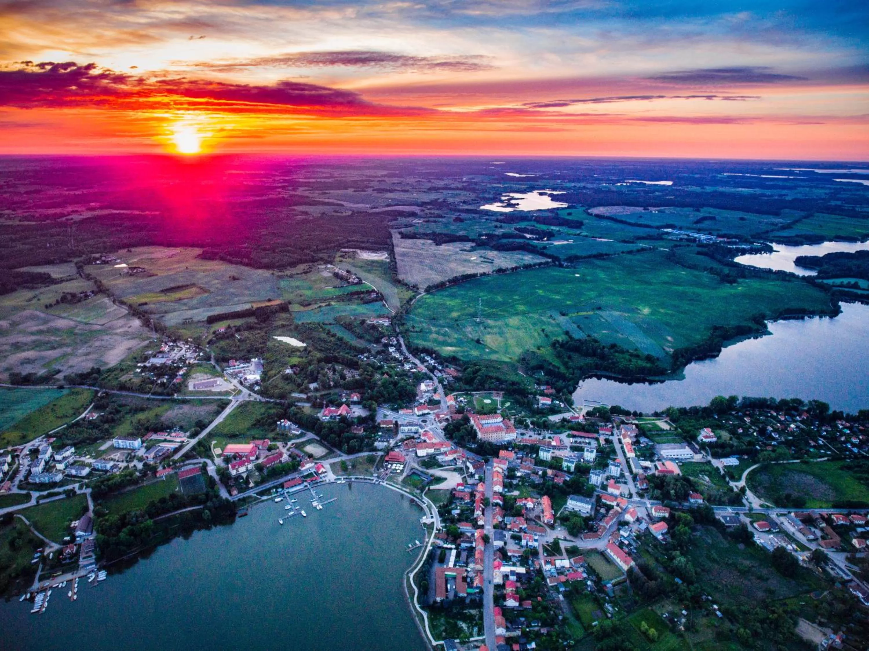 Bird's eye view in Hotel Zamek Ryn
