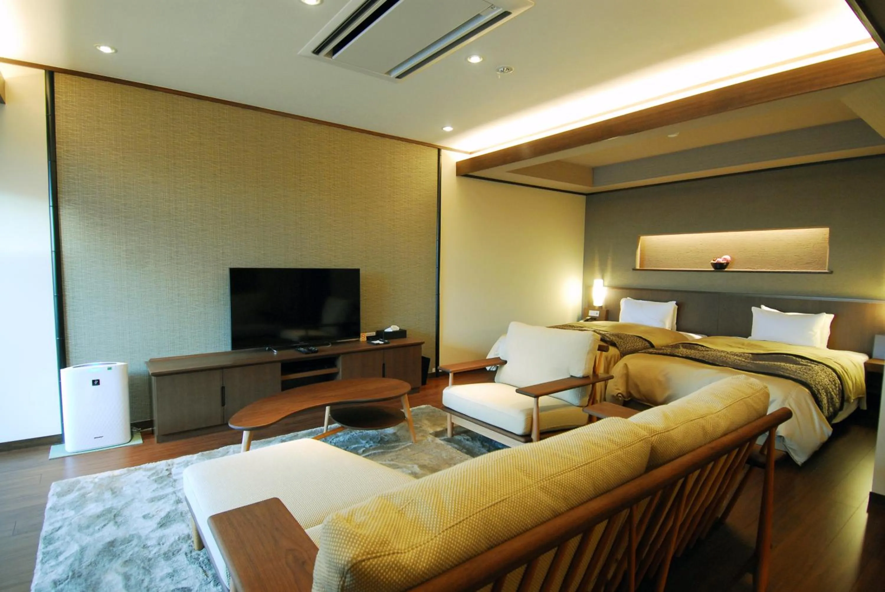 Bed in Arima Onsen Taketoritei Maruyama