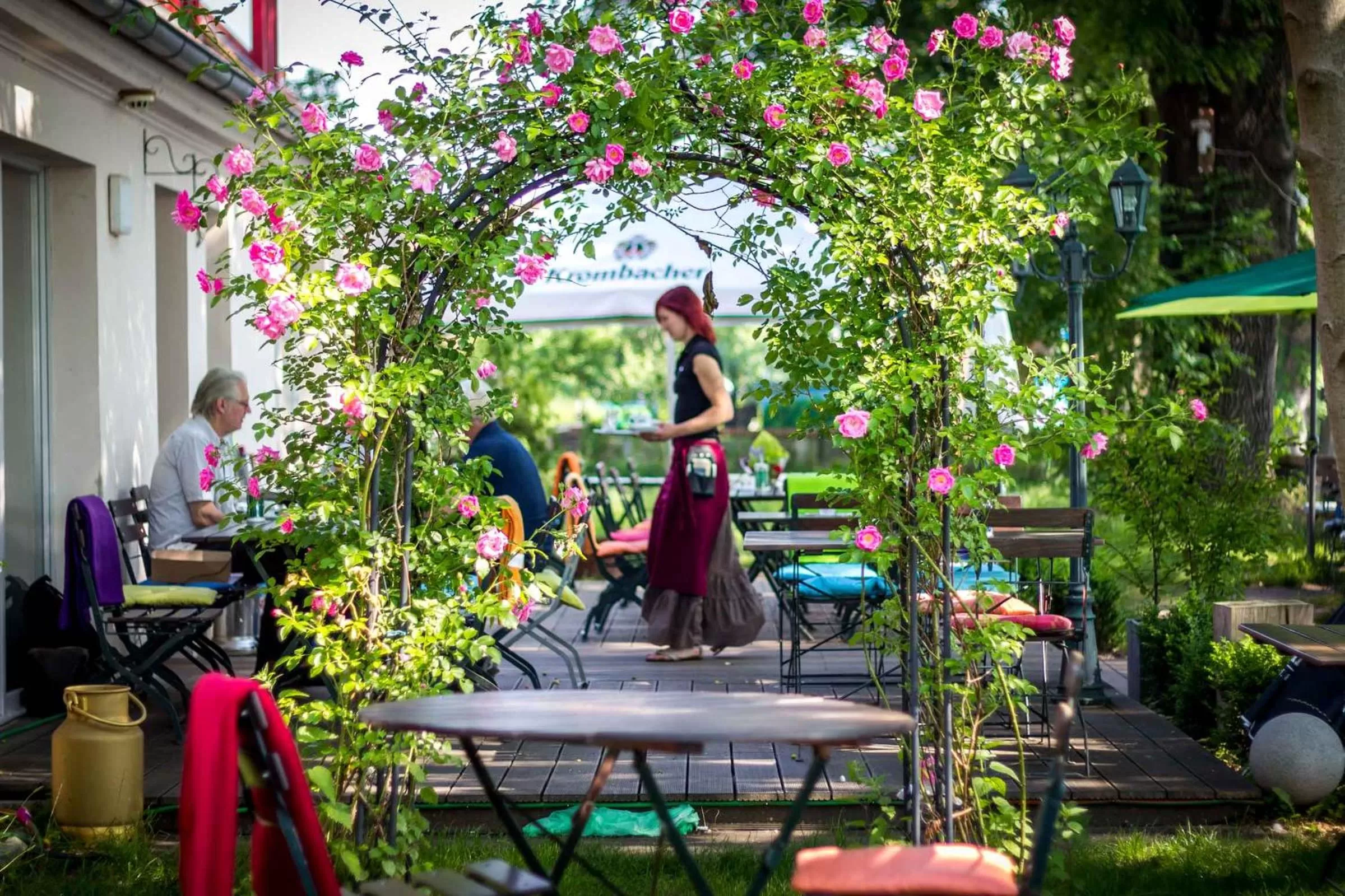 Restaurant/places to eat in Gästehaus Schloss Plaue