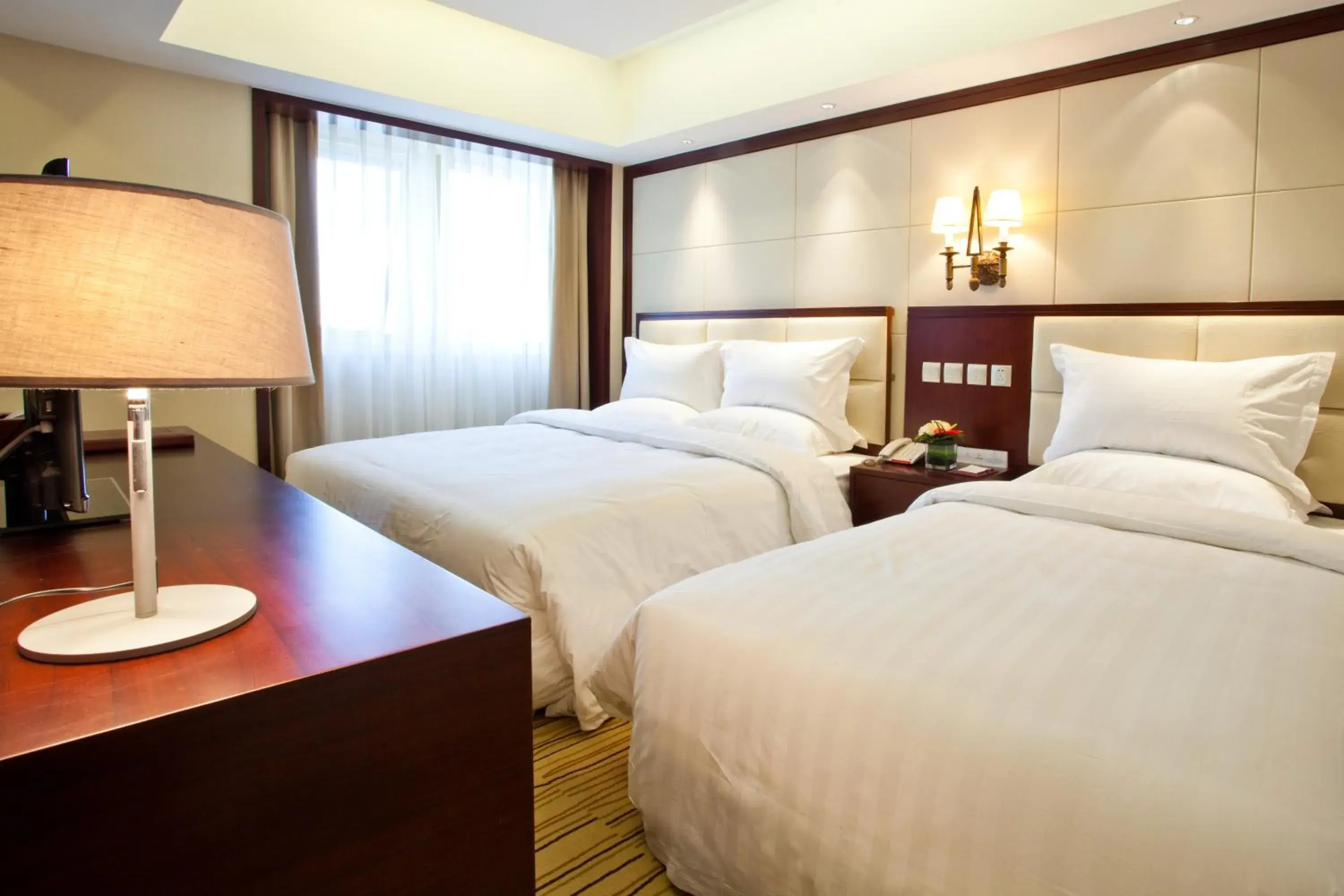 Bed in Beijing Guizhou Hotel
