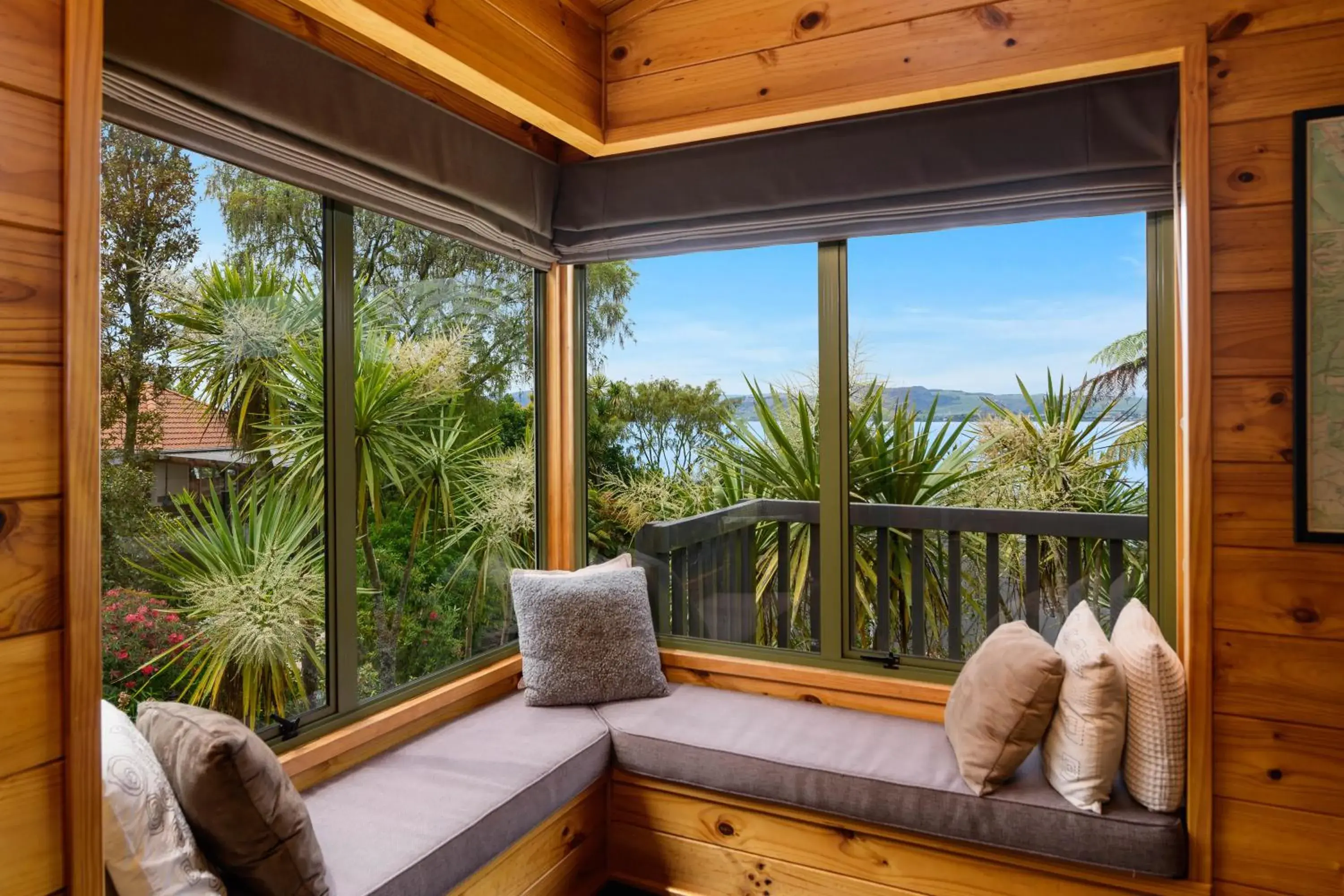 Living room in Koura Lodge Living room in Koura Lodge