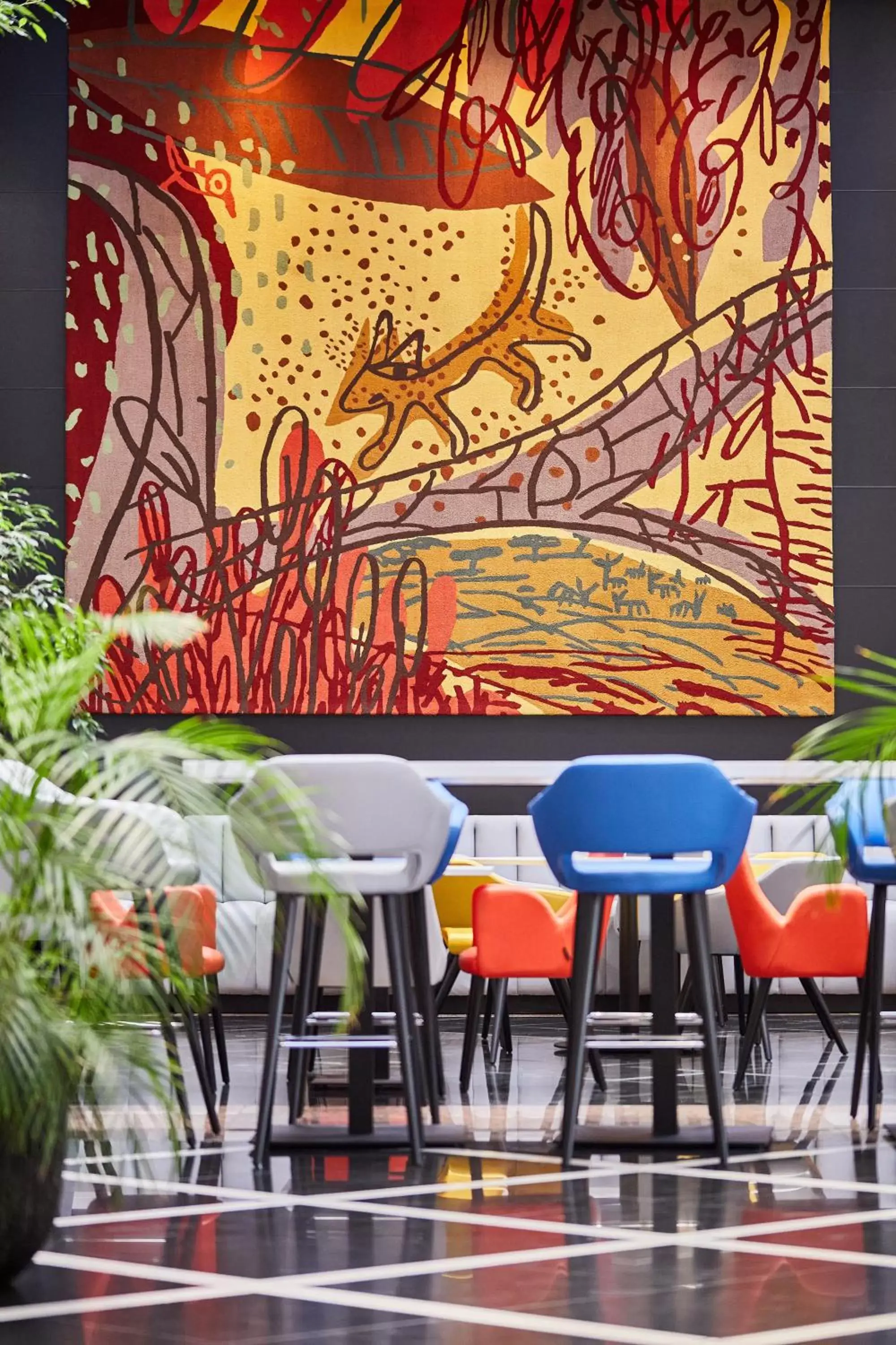 Lobby or reception in Silken Puerta Madrid Lobby or reception in Silken Puerta Madrid