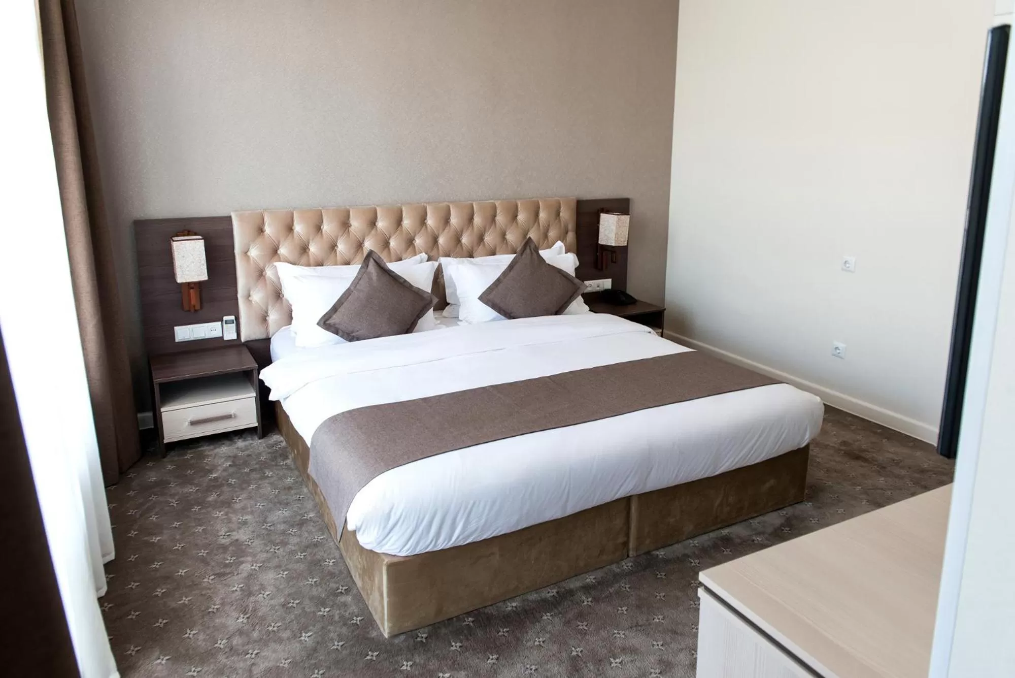 Bed in Hotel FN Shymkent