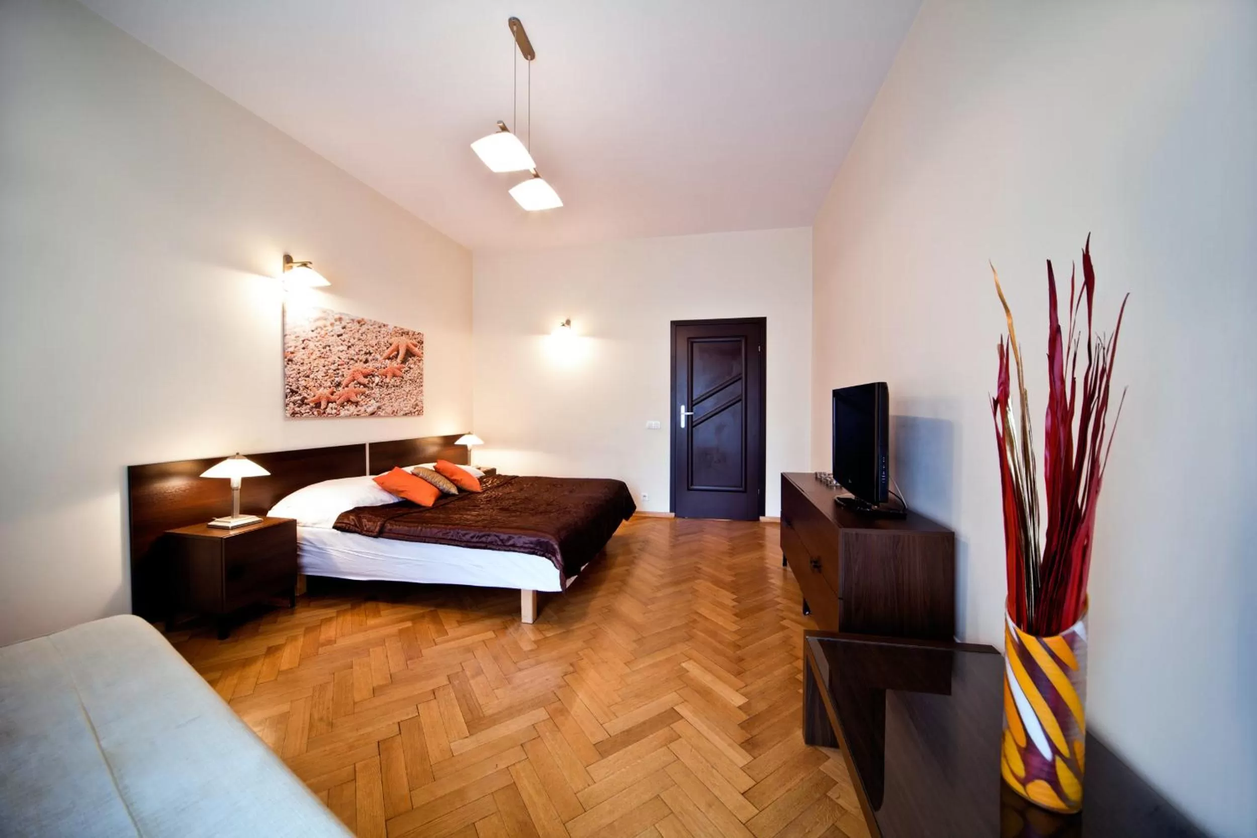 Photo of the whole room, Bed in 4Seasons﻿ Apartments Cracow