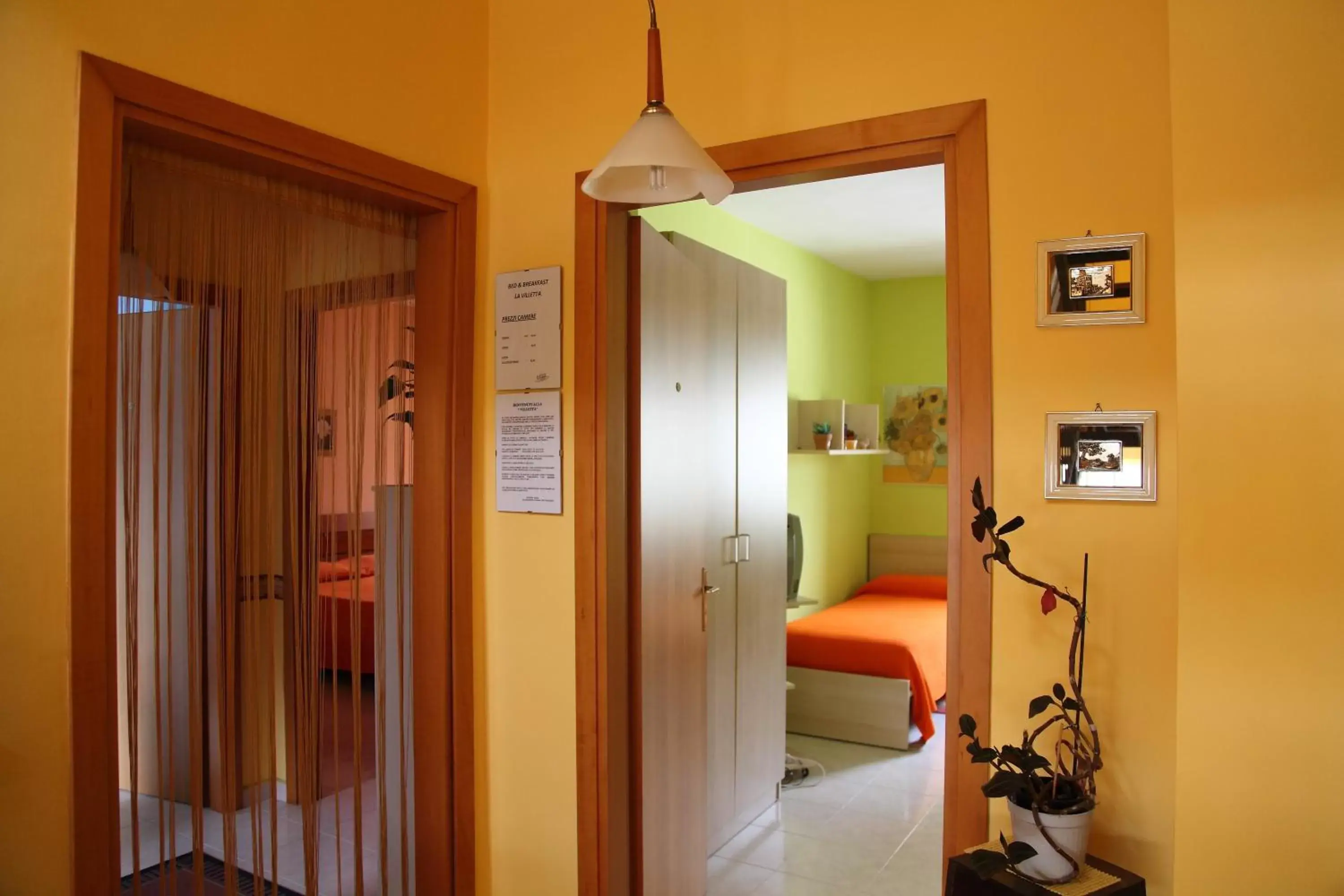 Area and facilities in B&B La Villetta