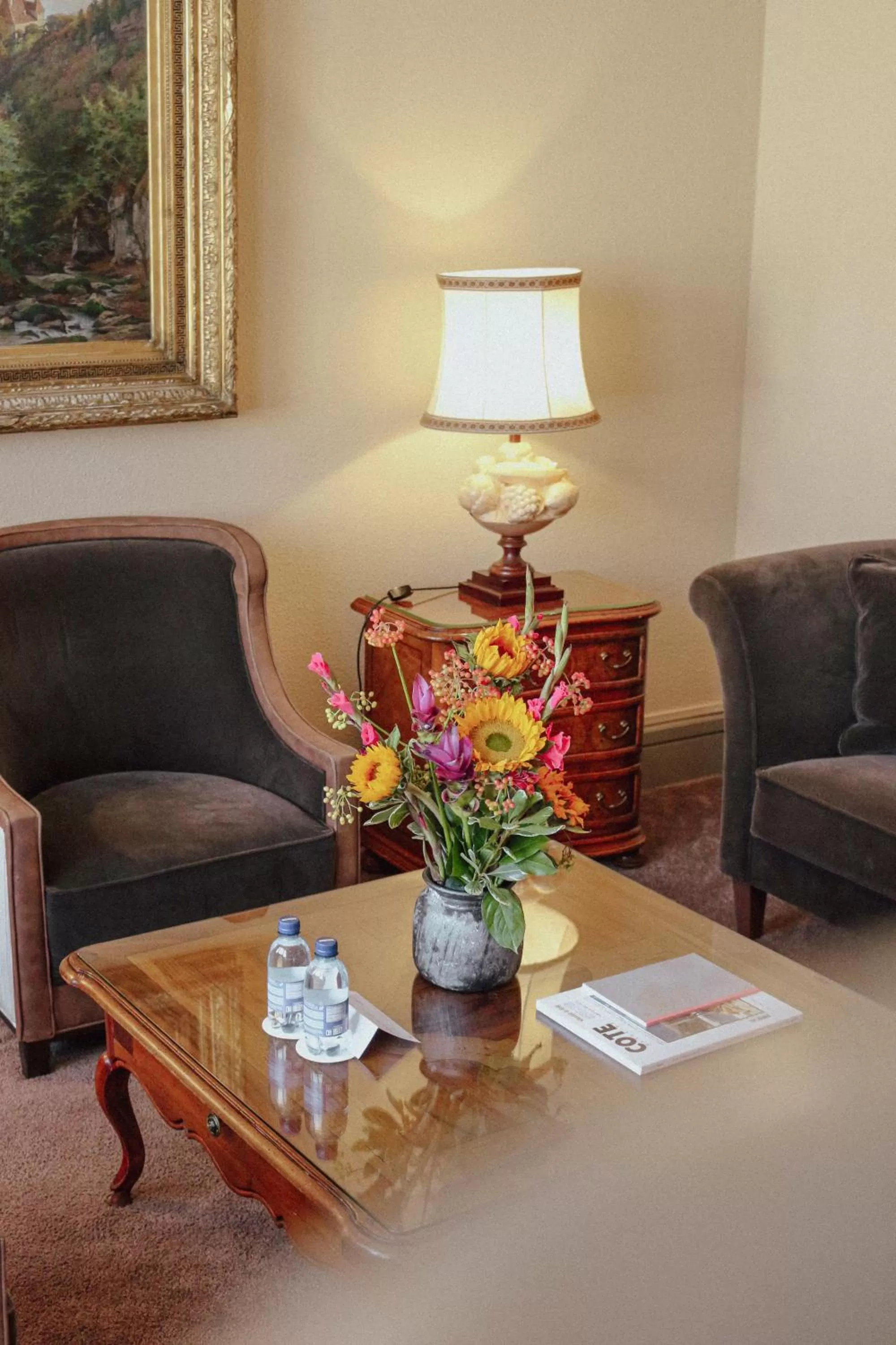 Decorative detail in Hôtel de la Cigogne