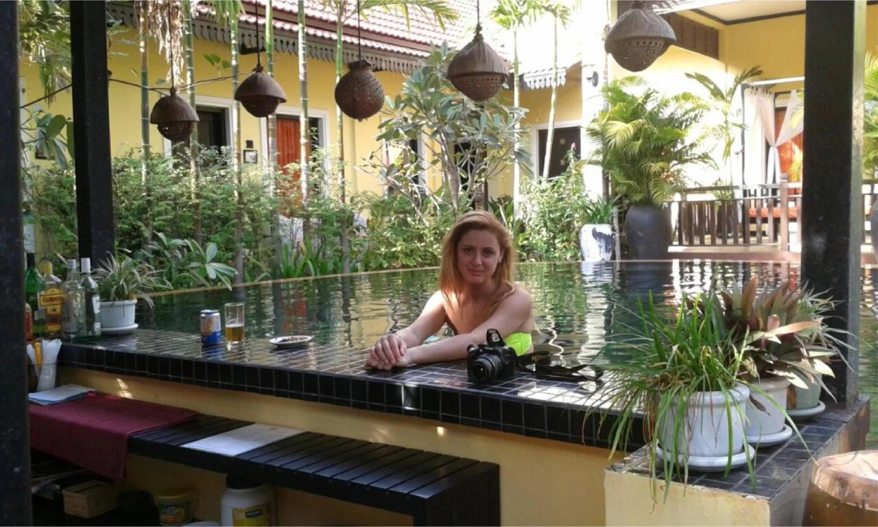 Lounge or bar in Residence Indochine Suite