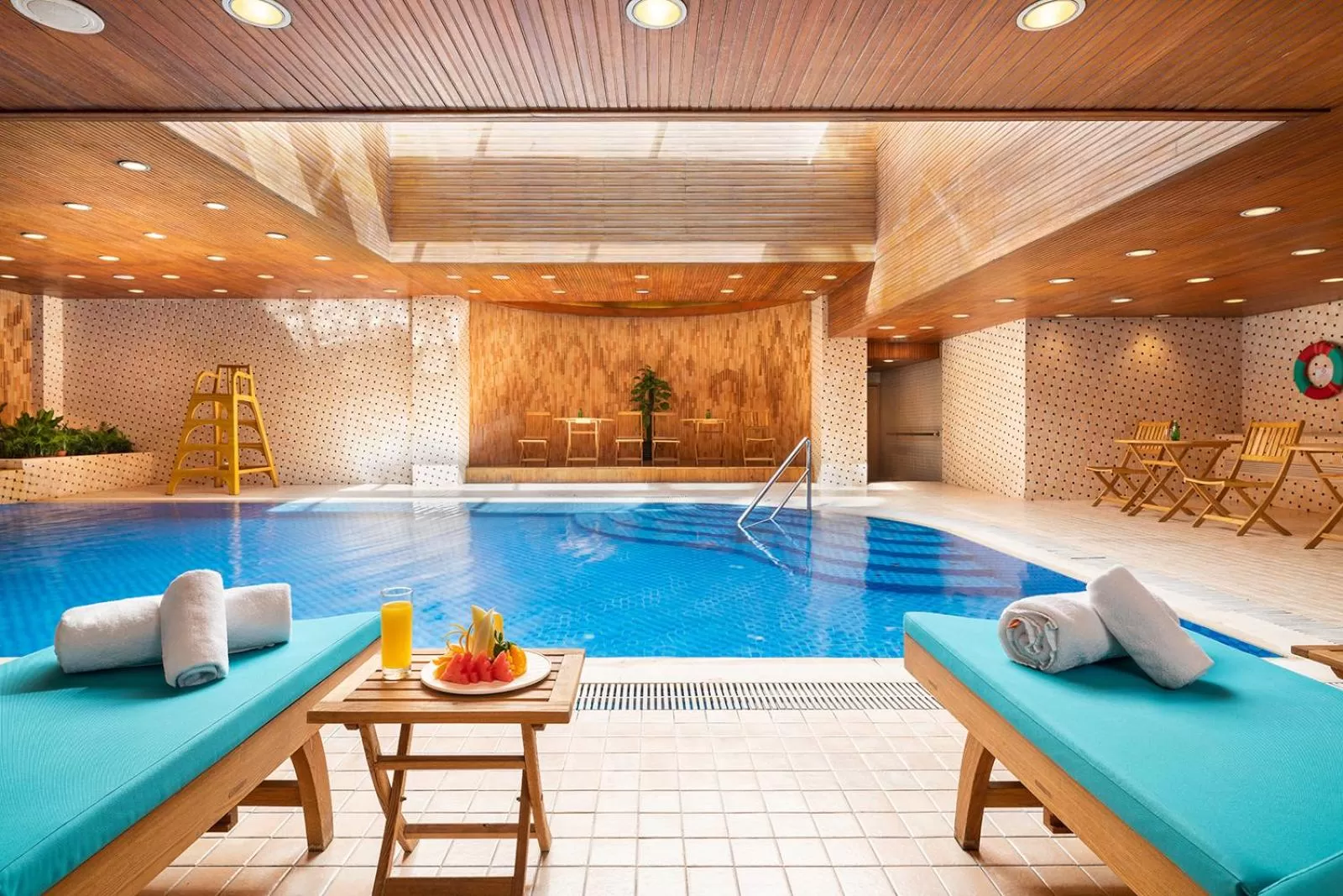 Swimming pool in Peace Hotel Beijing