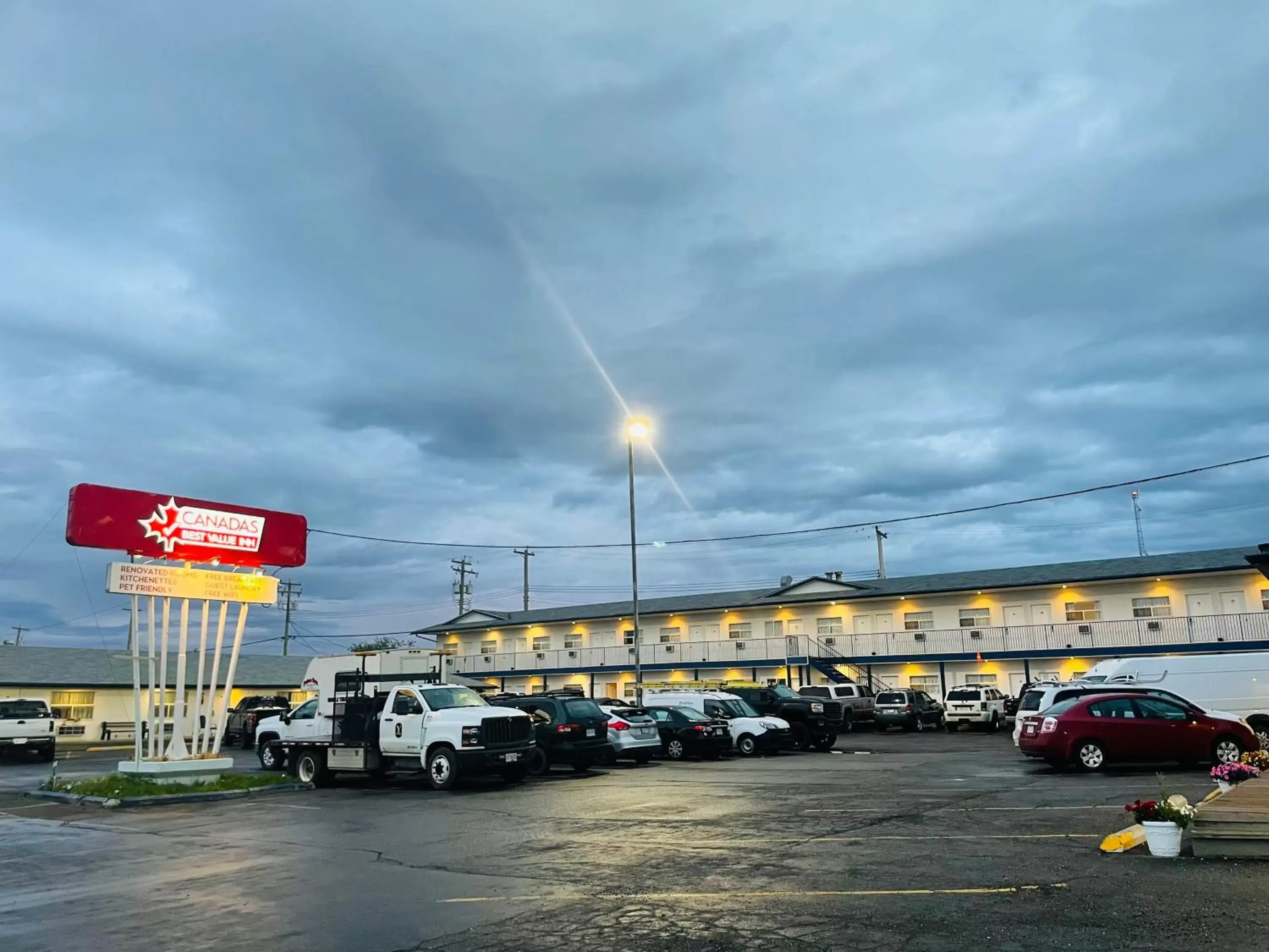 Property building in Canadas Best Value Inn Fort St John Property building in Canadas Best Value Inn Fort St John