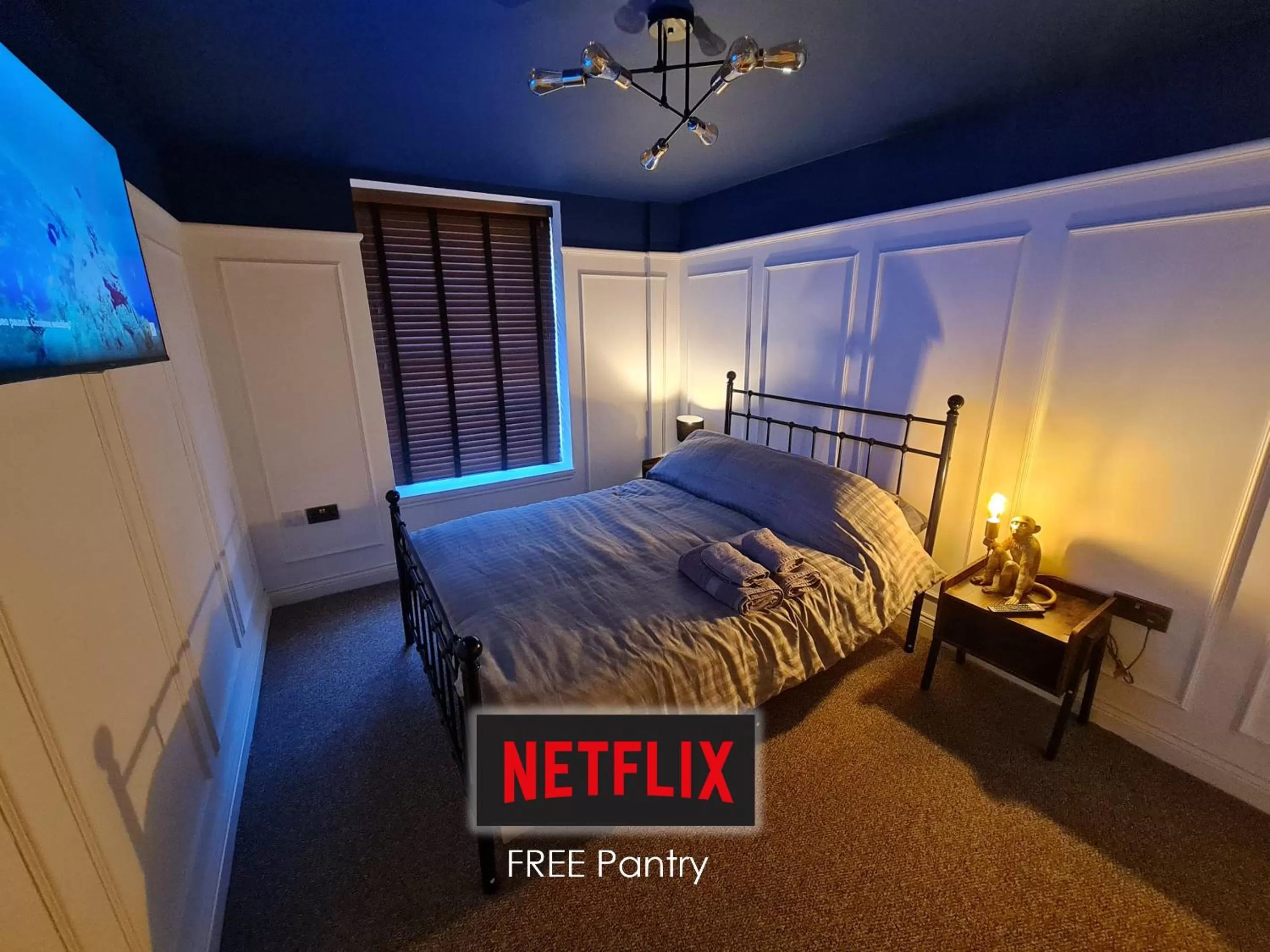 Bed in Mansel House - by TIFA Stays