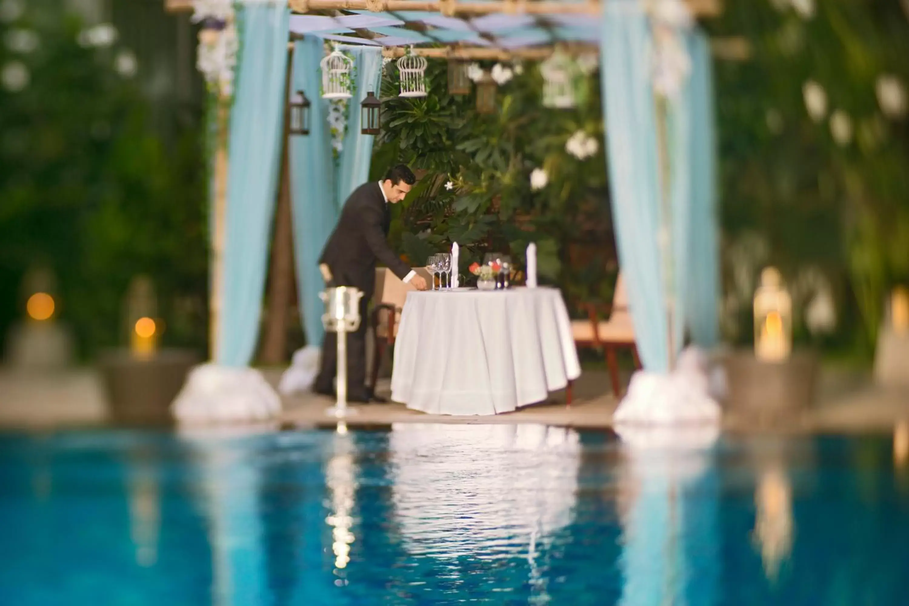 Staff, Swimming Pool in Taj Coromandel