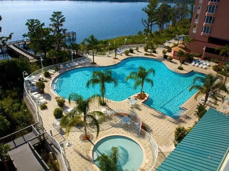 Bird's eye view, Pool View in Penthouse Close to Disney area and Malls water view