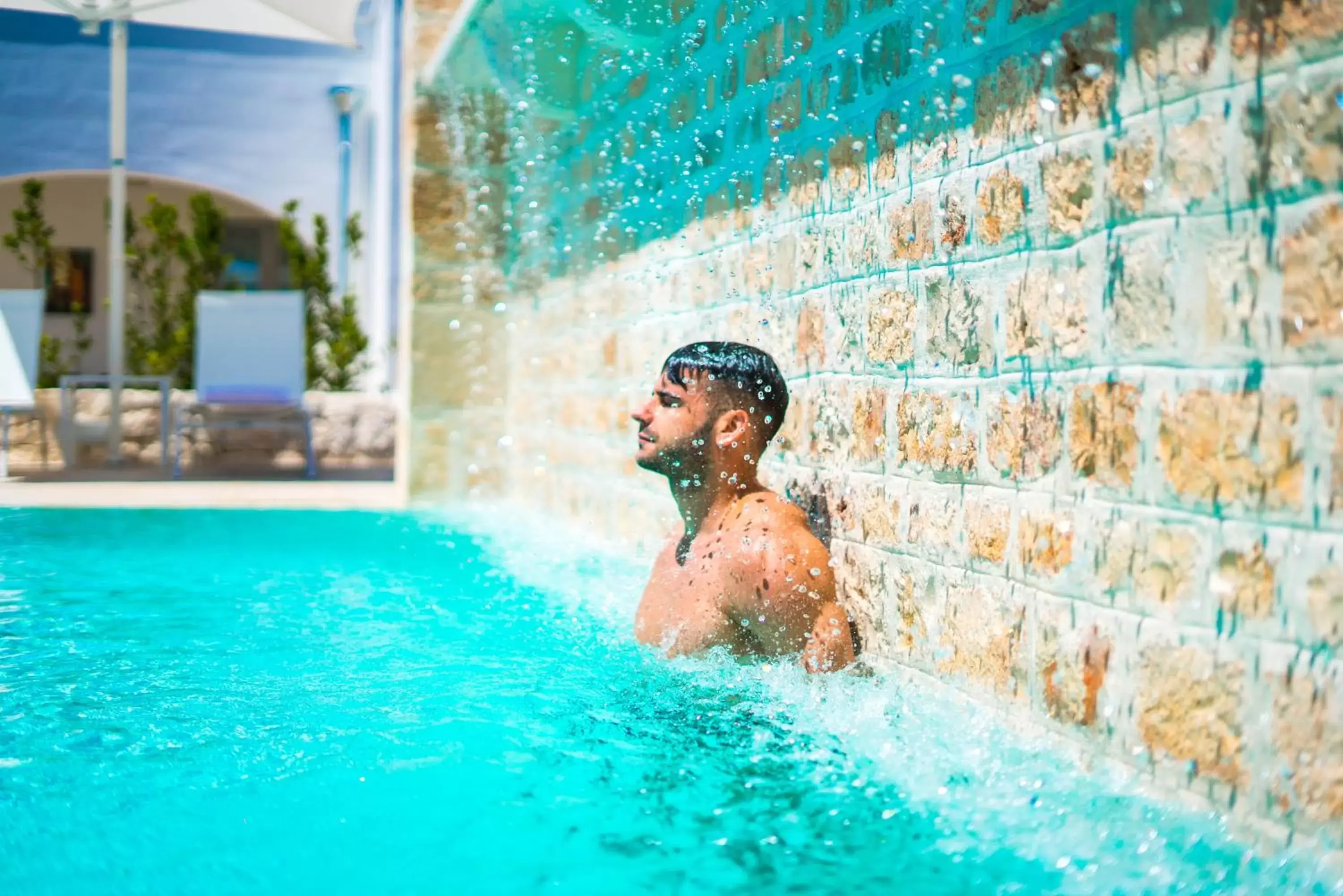 People, Swimming Pool in Borgo Cozzana