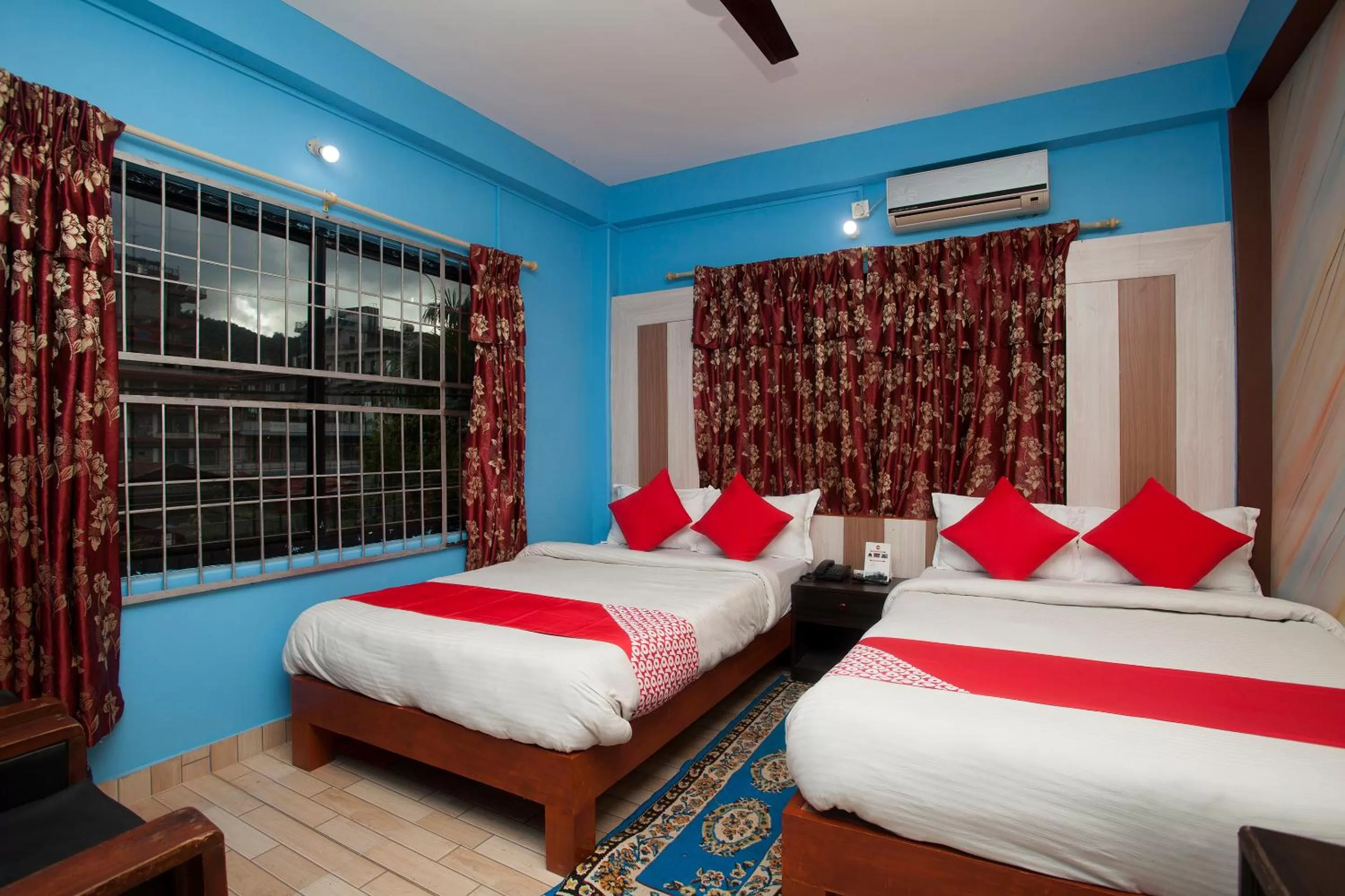 Bed in Hotel Middle Point Pvt Ltd