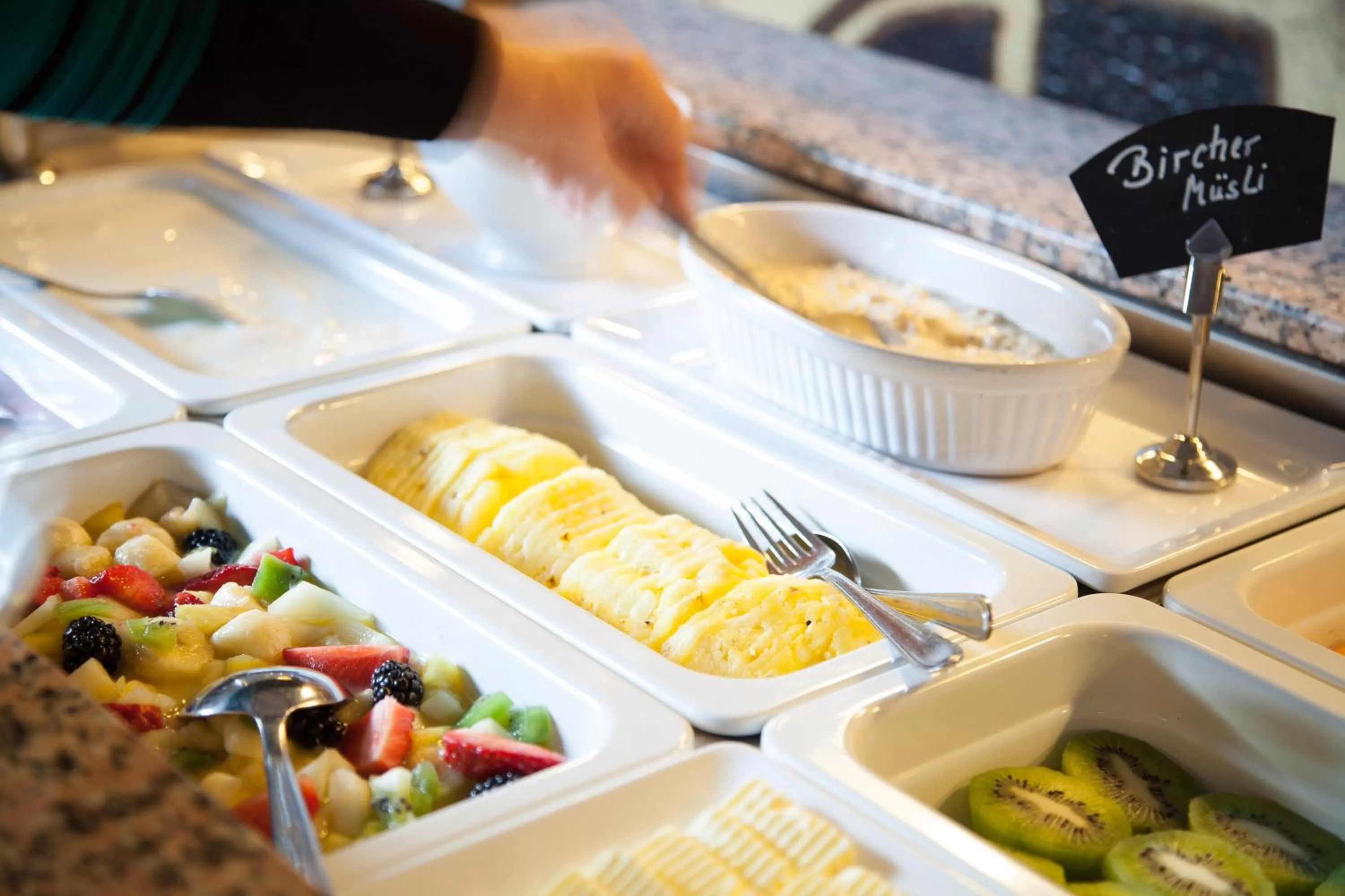 Breakfast in Romantik Hotel Aquarium