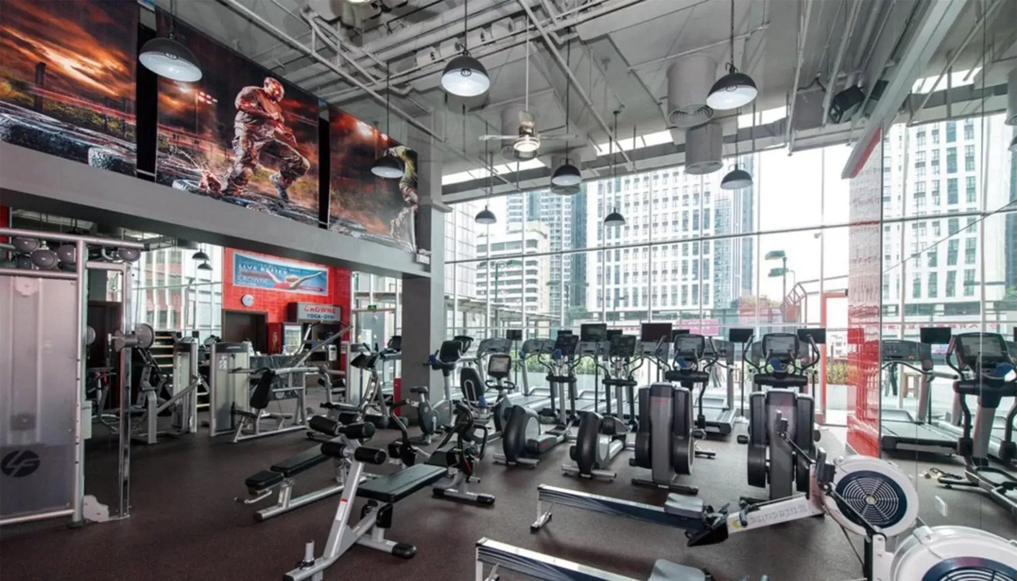 Fitness centre/facilities, Fitness Center/Facilities in Crowne Plaza Guangzhou City Centre, an IHG Hotel
