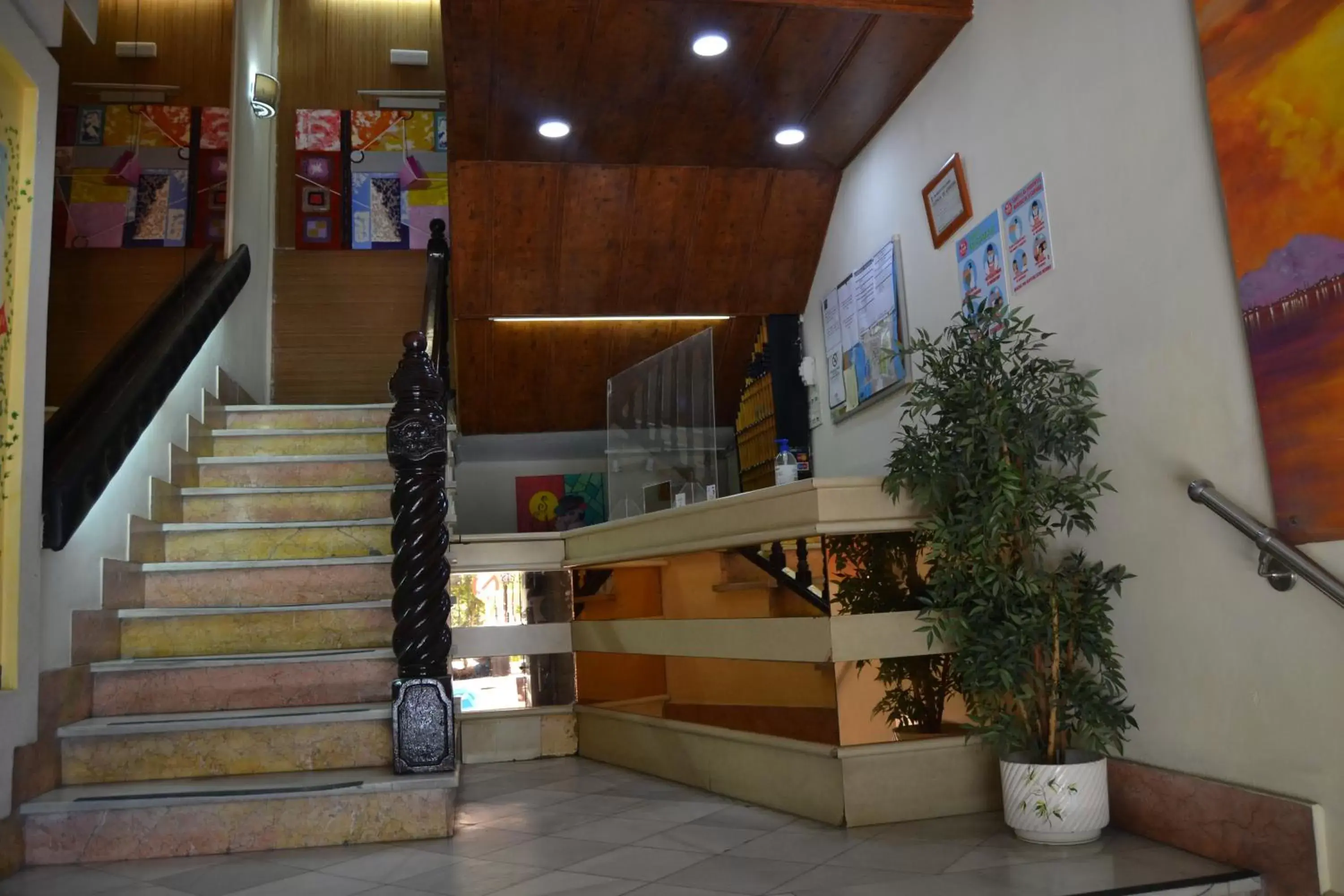 Lobby or reception in Hotel Miramar