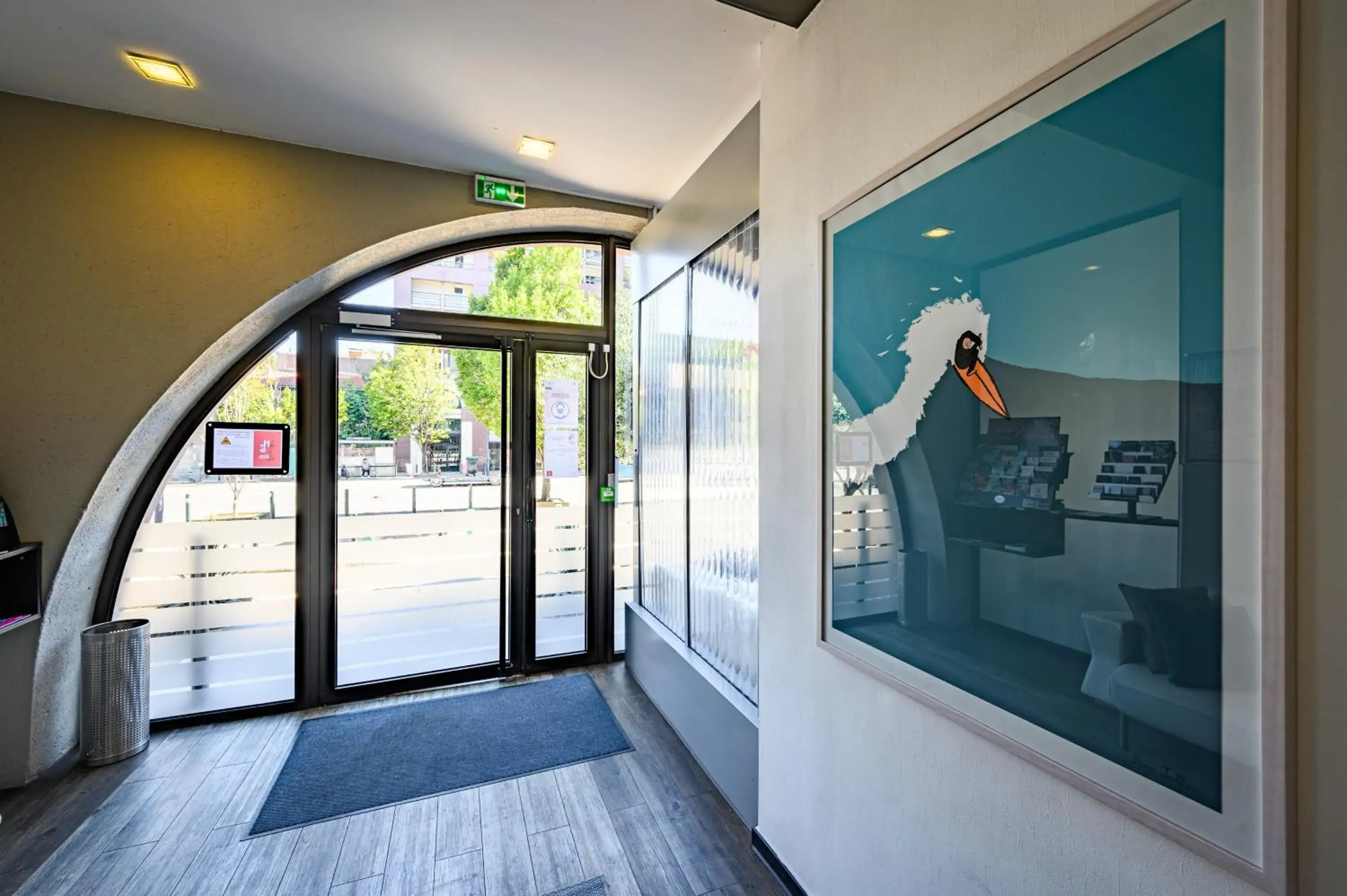 Lobby or reception in Hotel Gascogne Lobby or reception in Hotel Gascogne