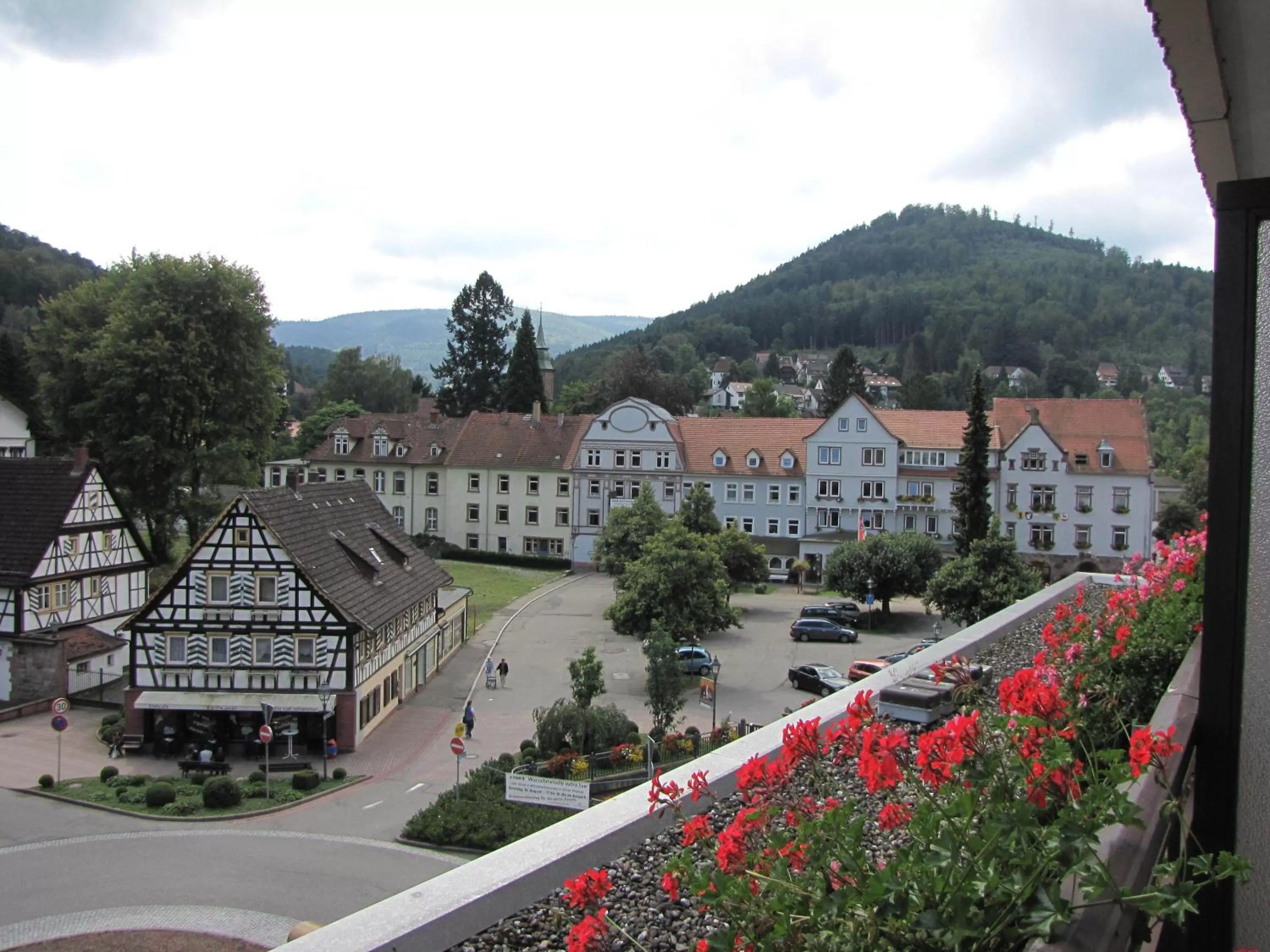 Balcony/Terrace in Hotel Harzer am Kurpark
