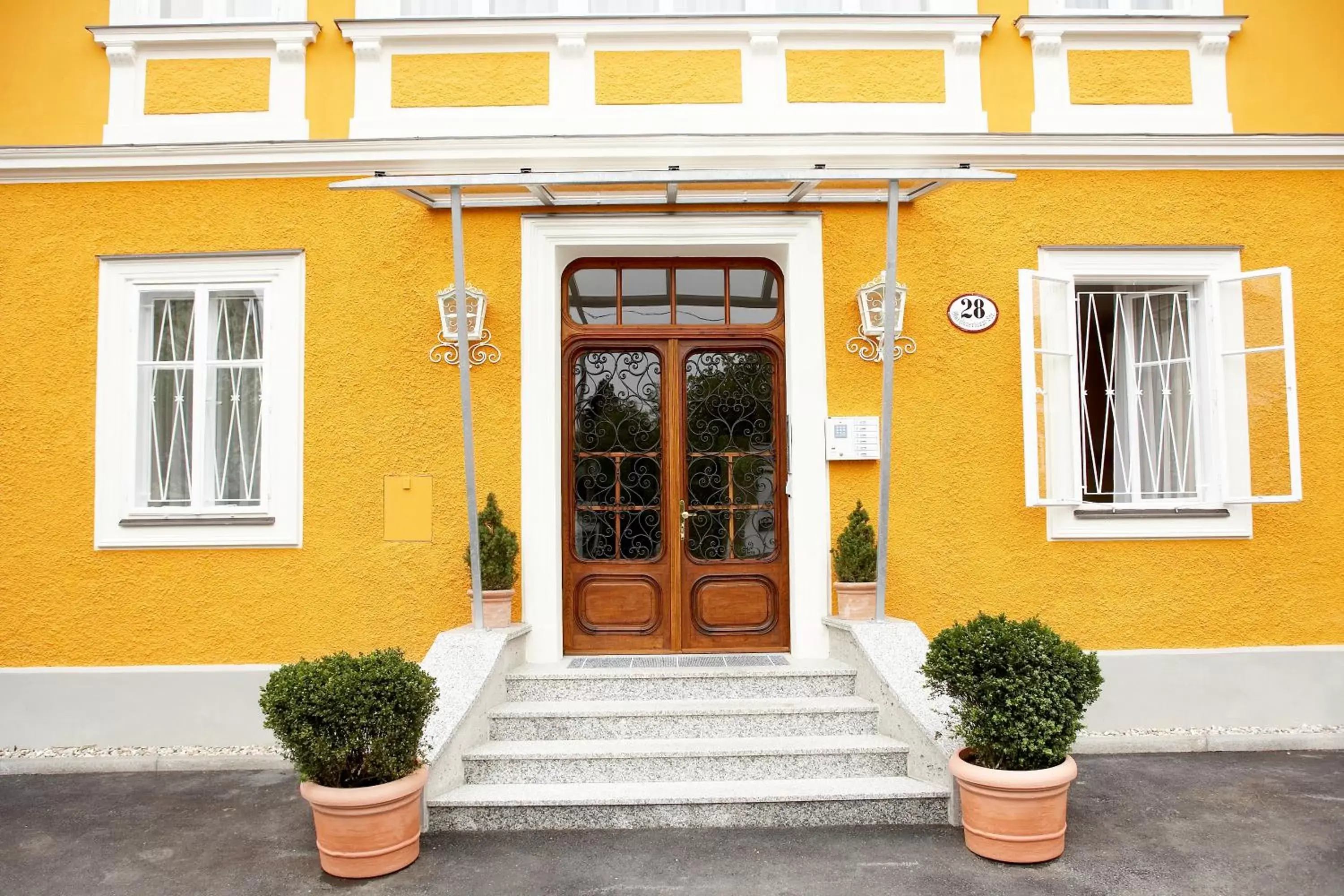 Facade/entrance in Villa Ceconi by Das Grüne Hotel zur Post - 100% BIO