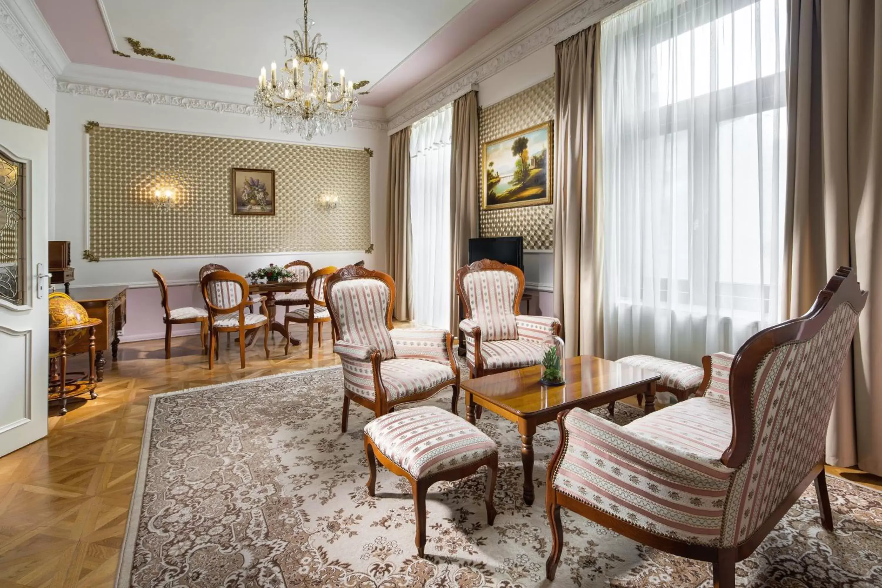 Living room, Seating Area in Clarion Grandhotel Zlaty Lev