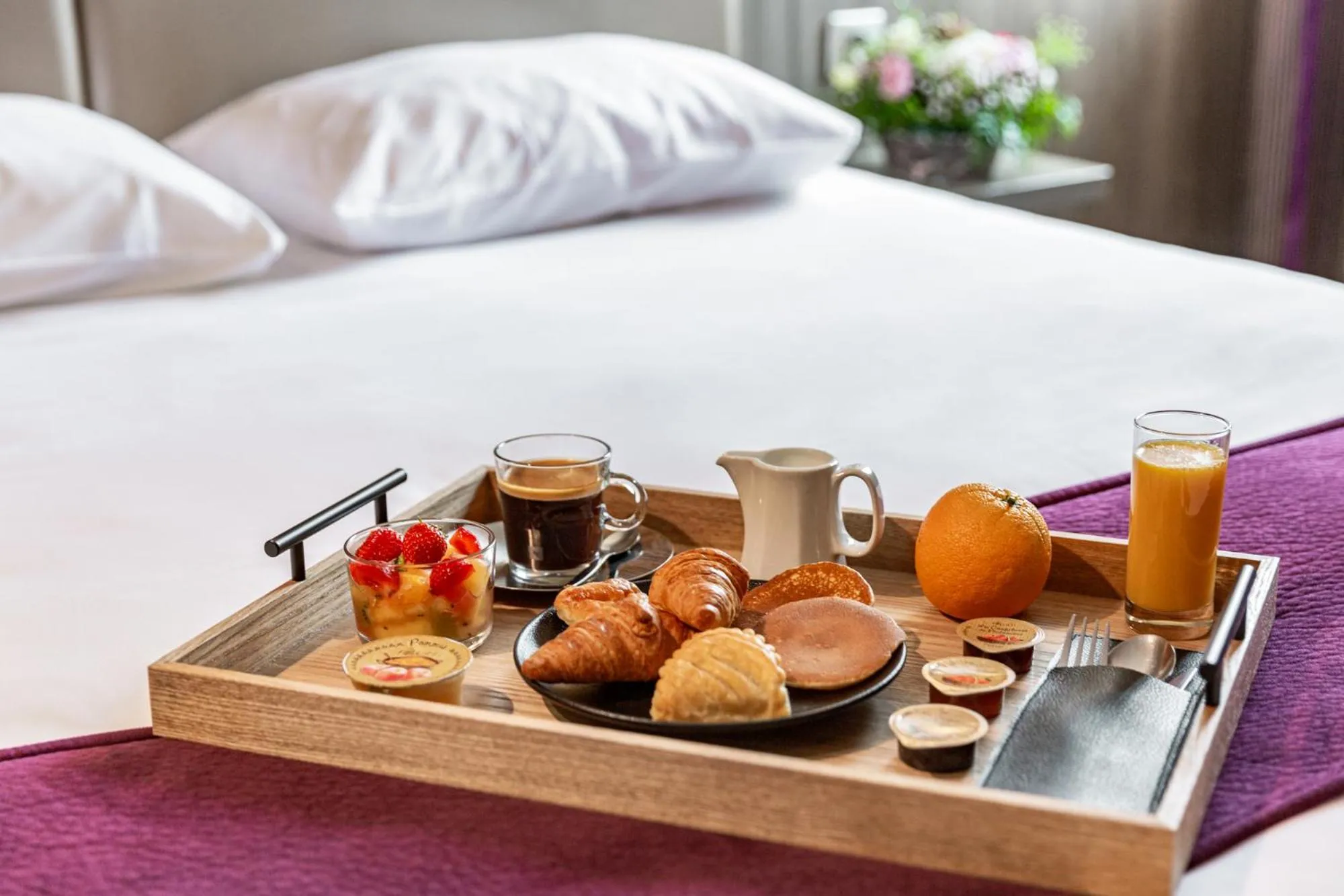 Food close-up, Bed in Le Trèfle