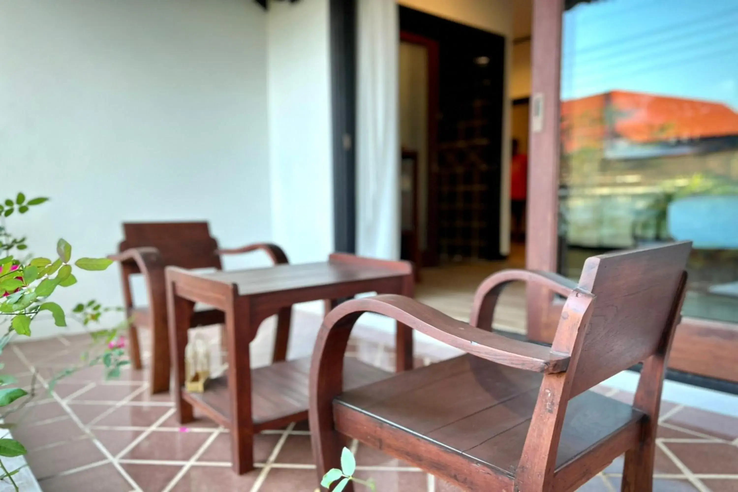 Balcony/Terrace, Dining Area in Na Mantra Resort