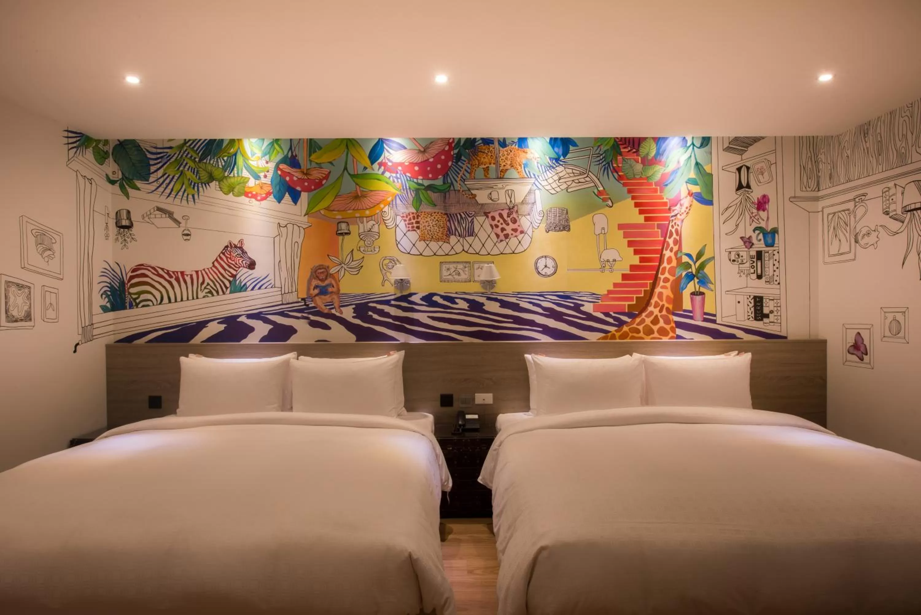 Bed in Legend Hotel Kaohsiung Pier2