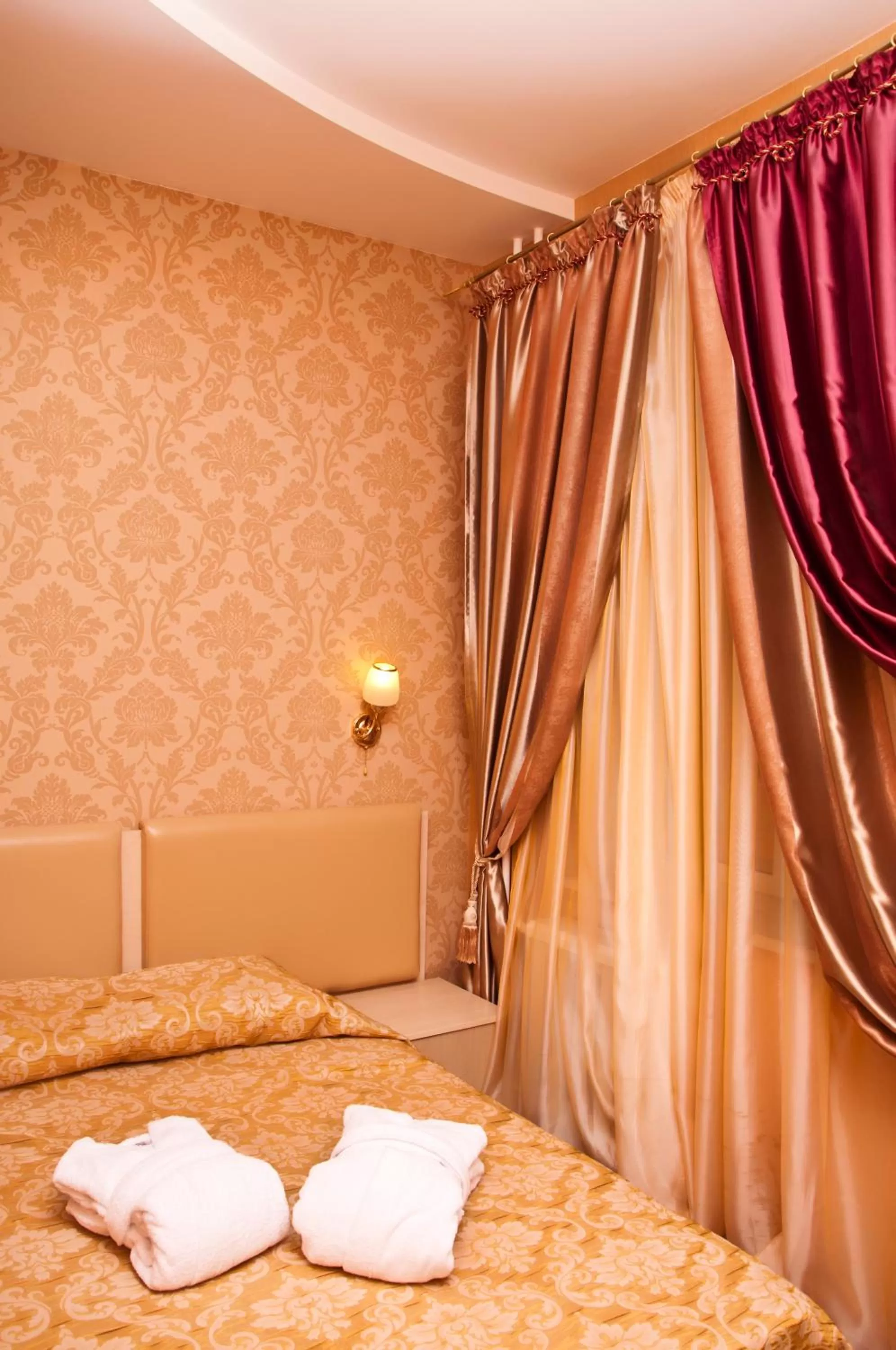 Decorative detail, Bed in Lermontovskiy Hotel