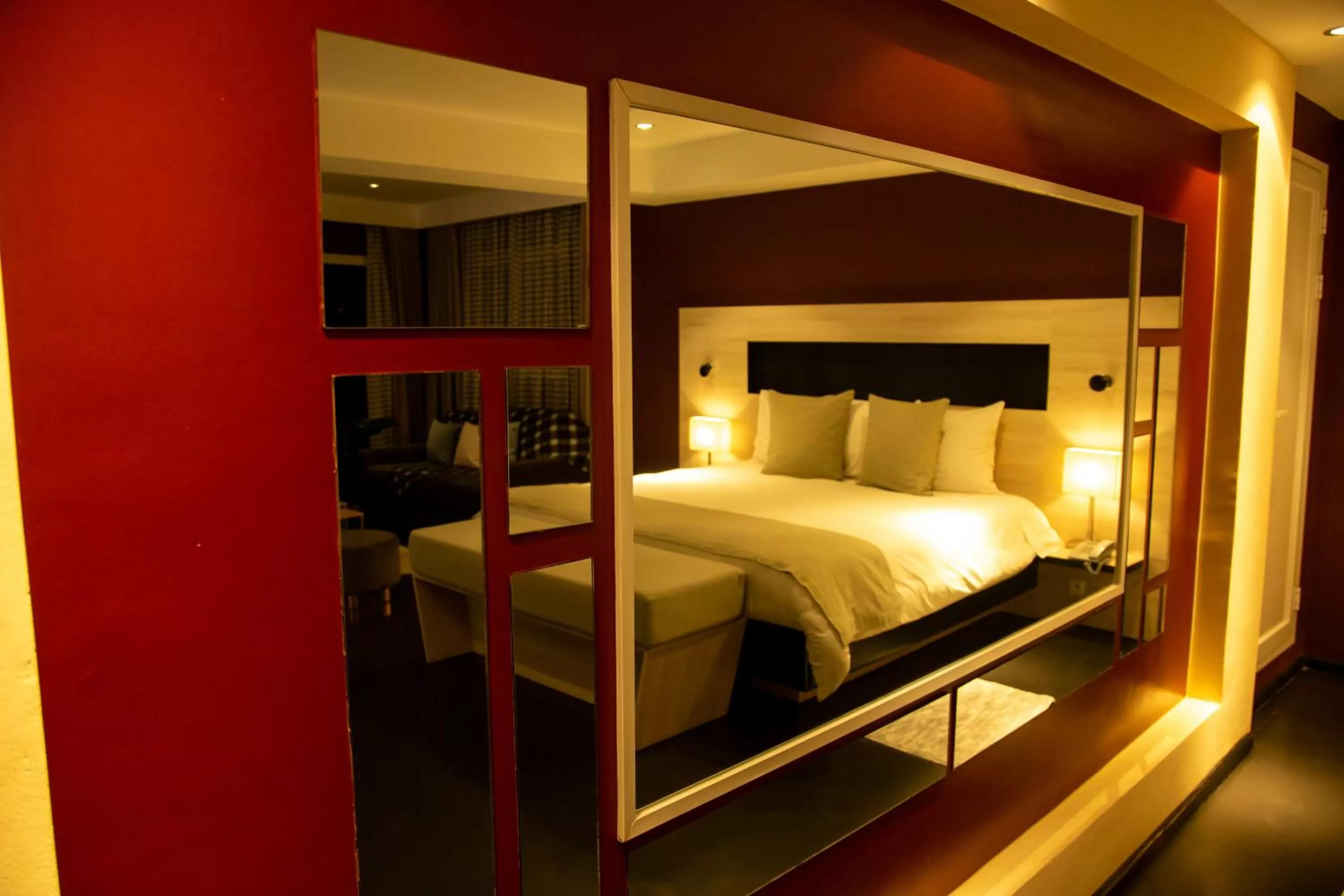 Bed in Hotel La Villette