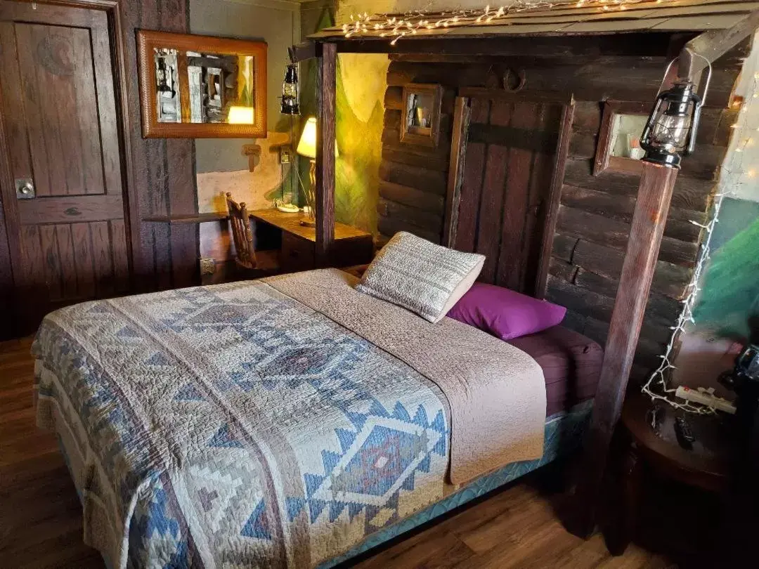 Bed in Brad's Desert Inn