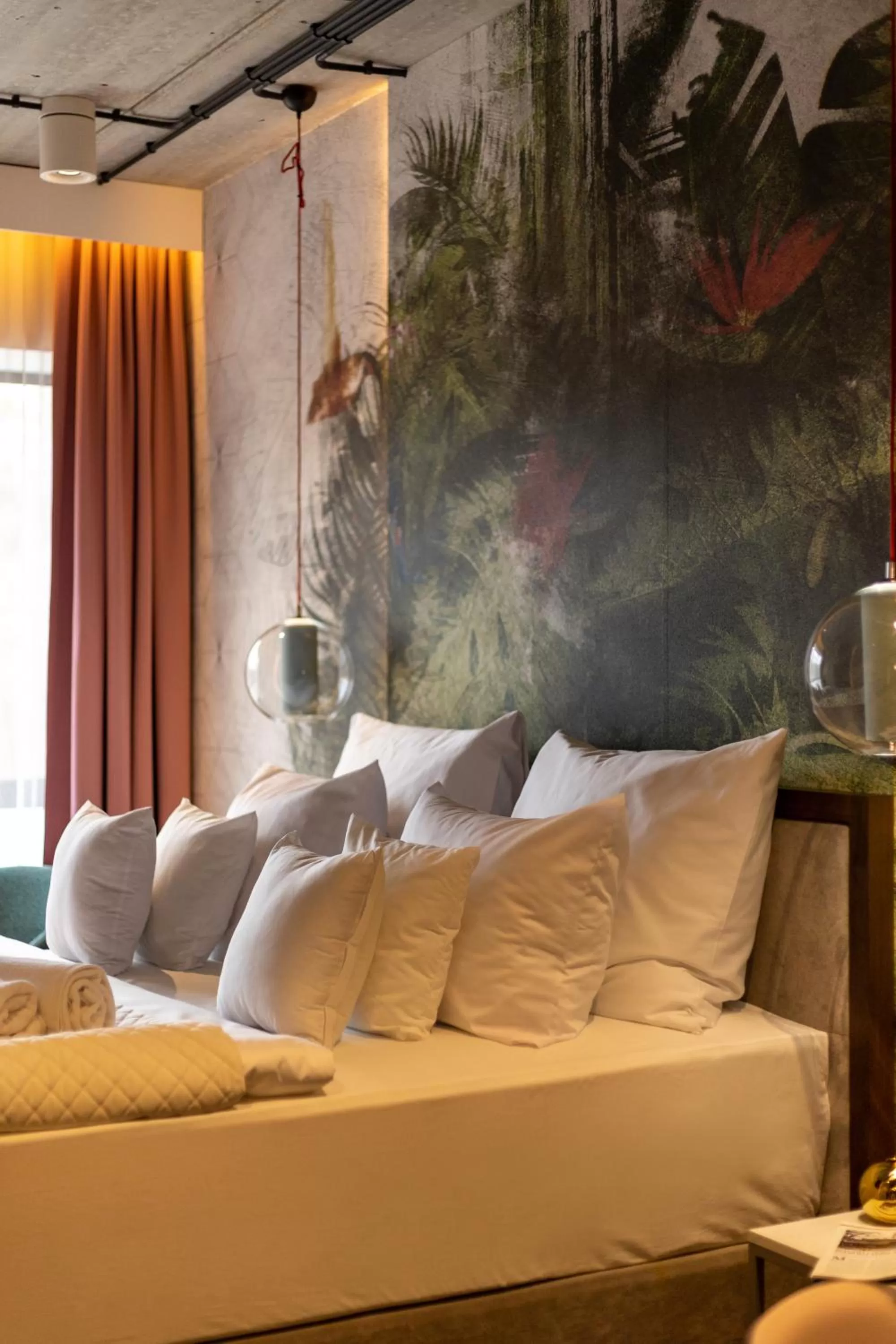 Bed in Hotel Zoo by Afrykarium Wroclaw