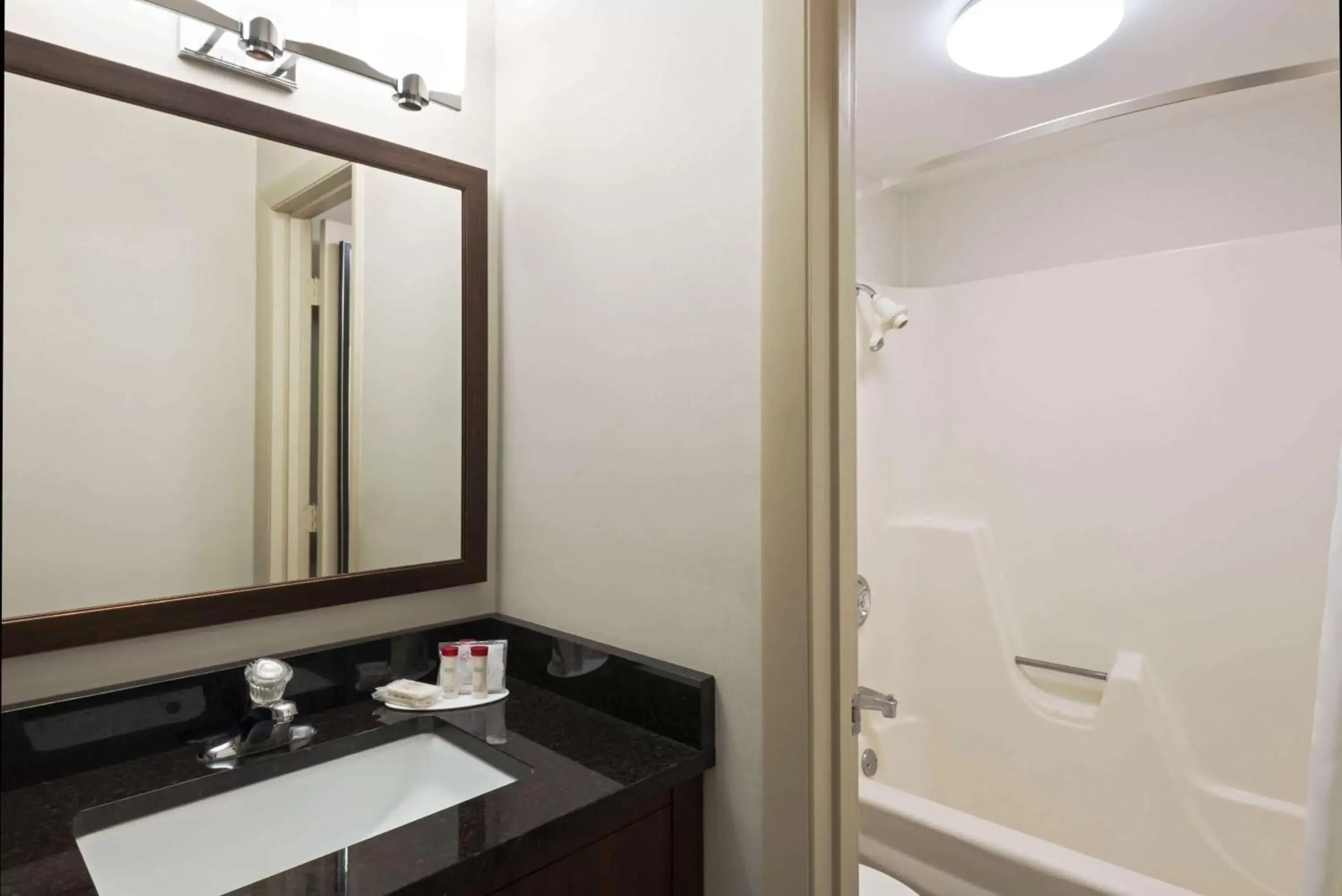 Bathroom in Ramada by Wyndham Boston