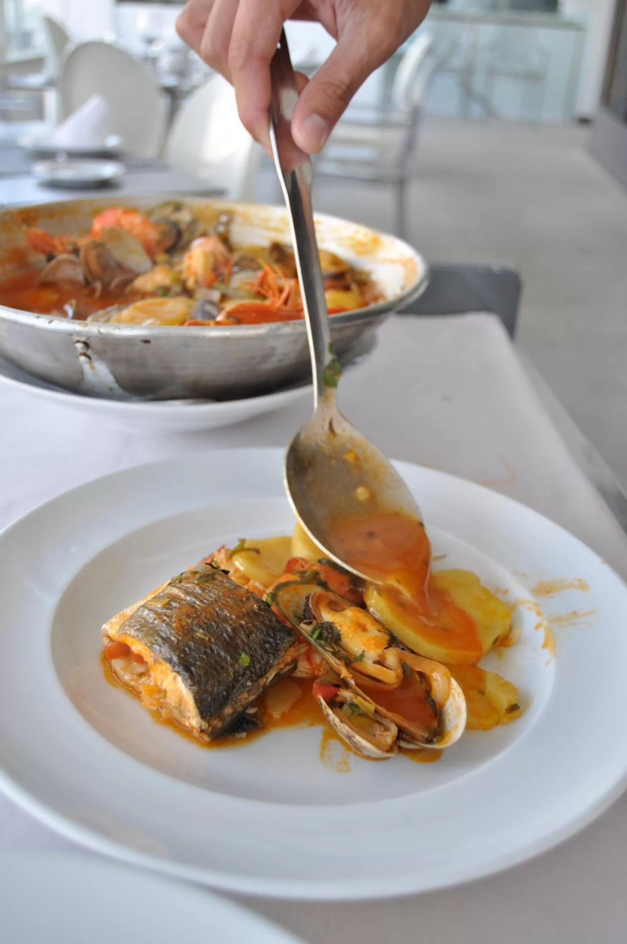 Restaurant/places to eat in Hotel Mar Bravo